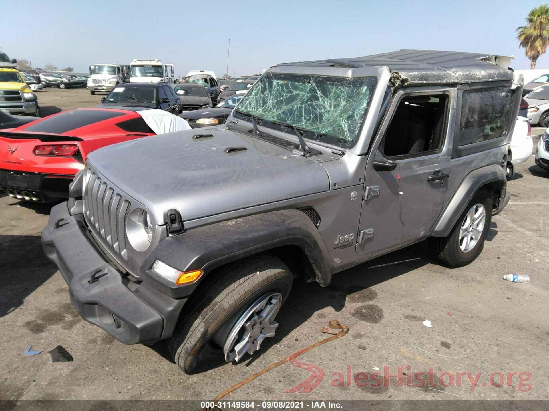 1C4GJXAG2LW268503 2020 JEEP WRANGLER