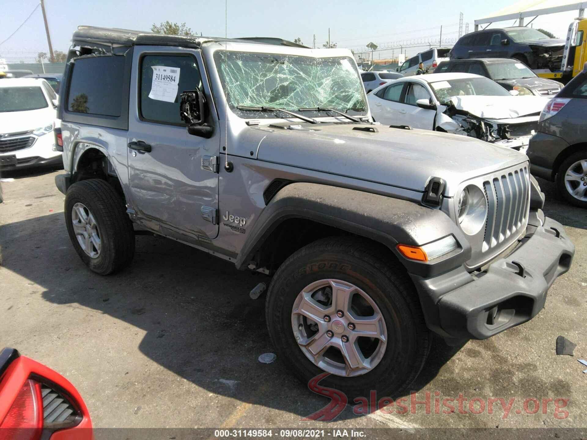 1C4GJXAG2LW268503 2020 JEEP WRANGLER