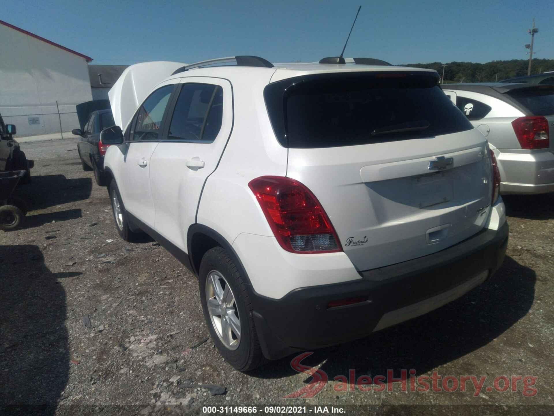 KL7CJPSBXGB725831 2016 CHEVROLET TRAX