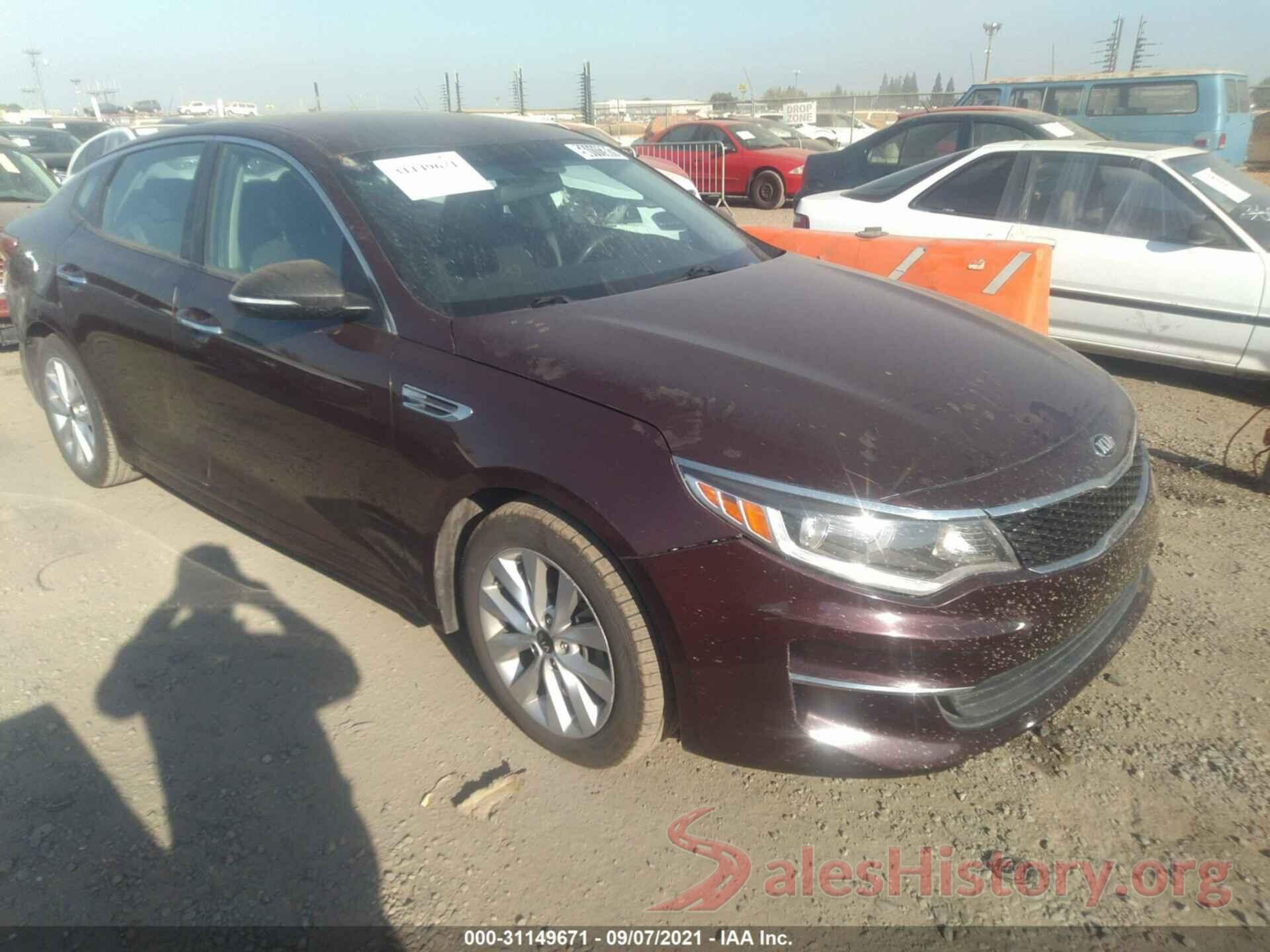 5XXGT4L33HG145661 2017 KIA OPTIMA