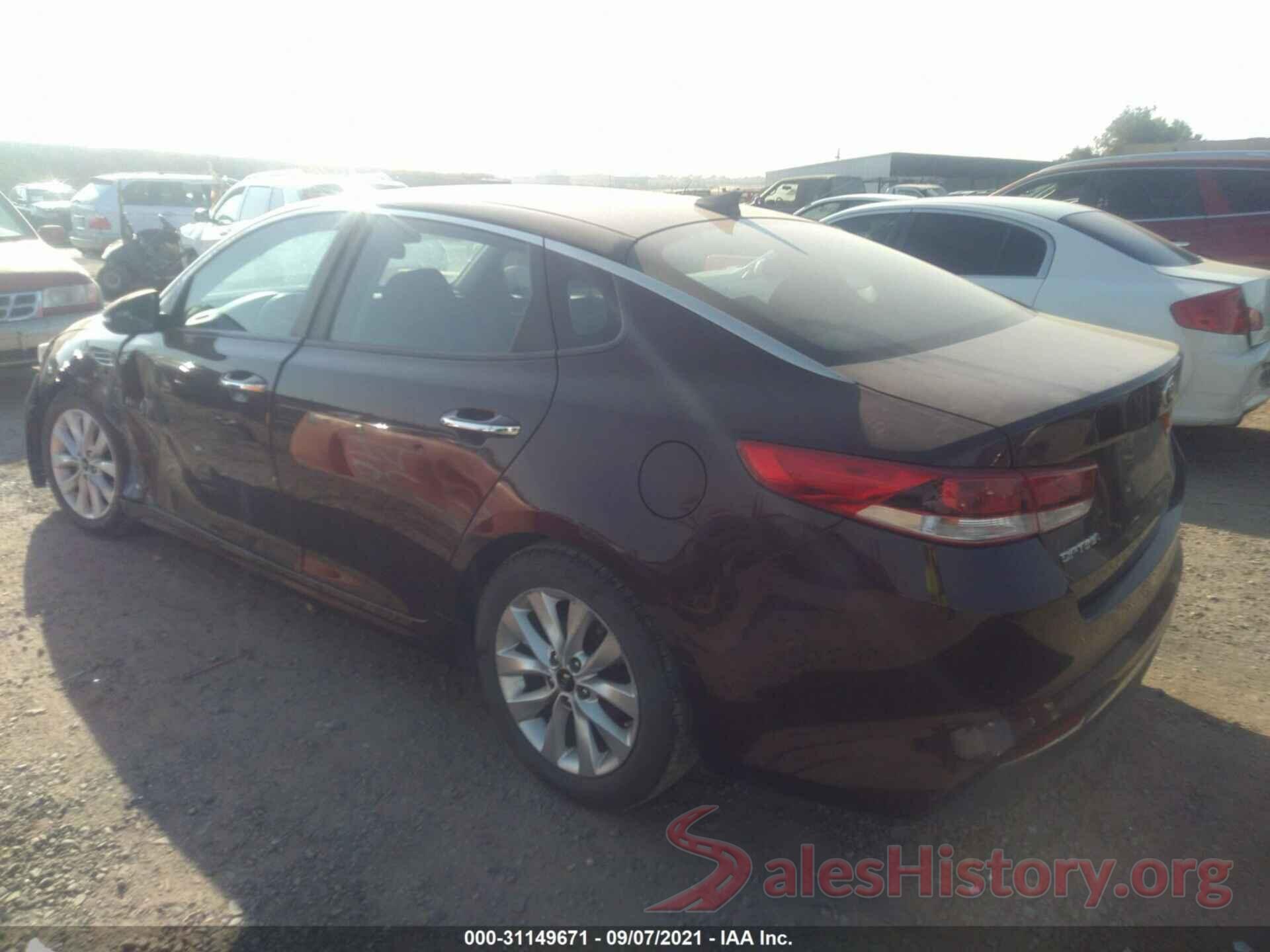 5XXGT4L33HG145661 2017 KIA OPTIMA