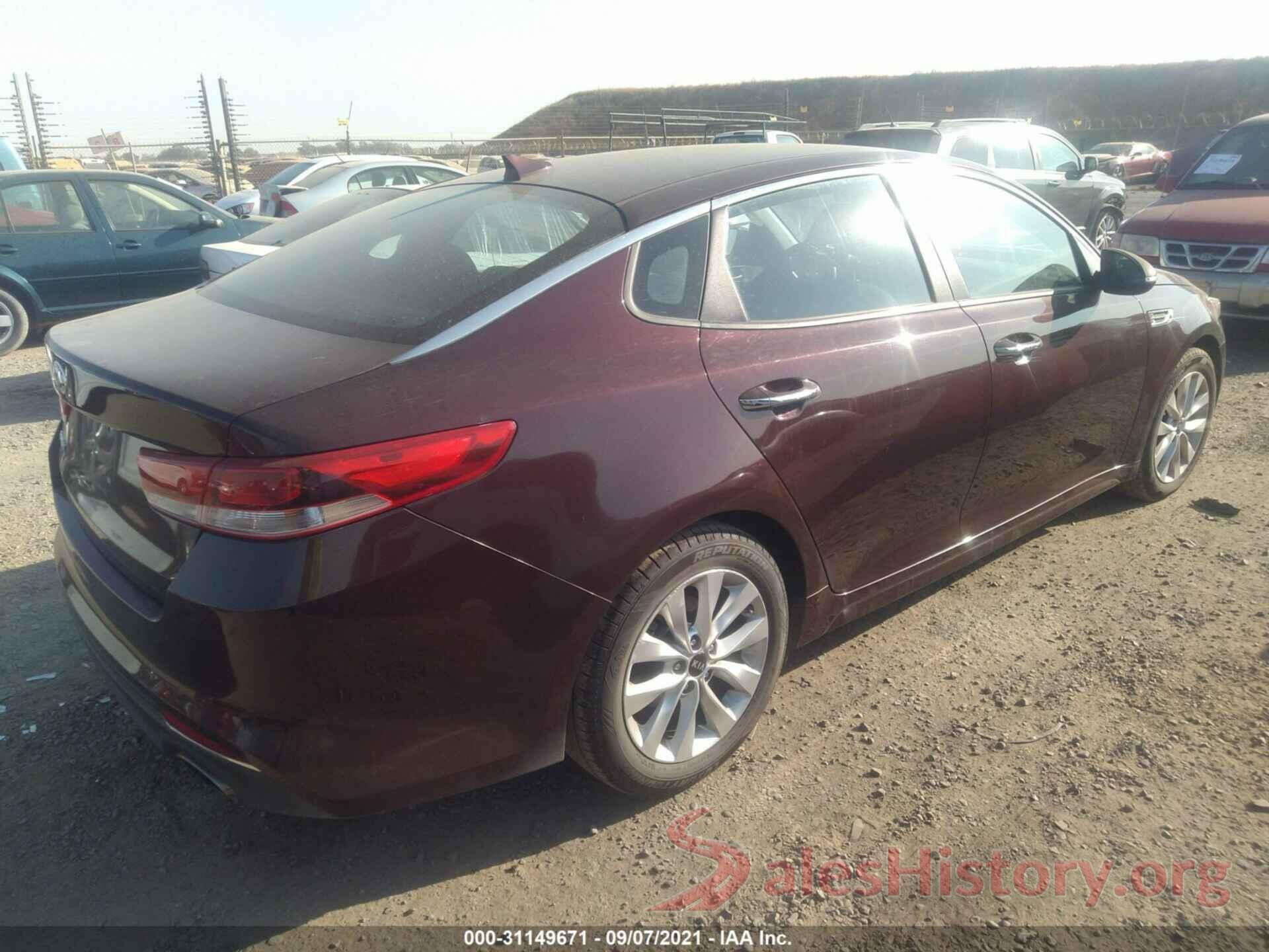 5XXGT4L33HG145661 2017 KIA OPTIMA