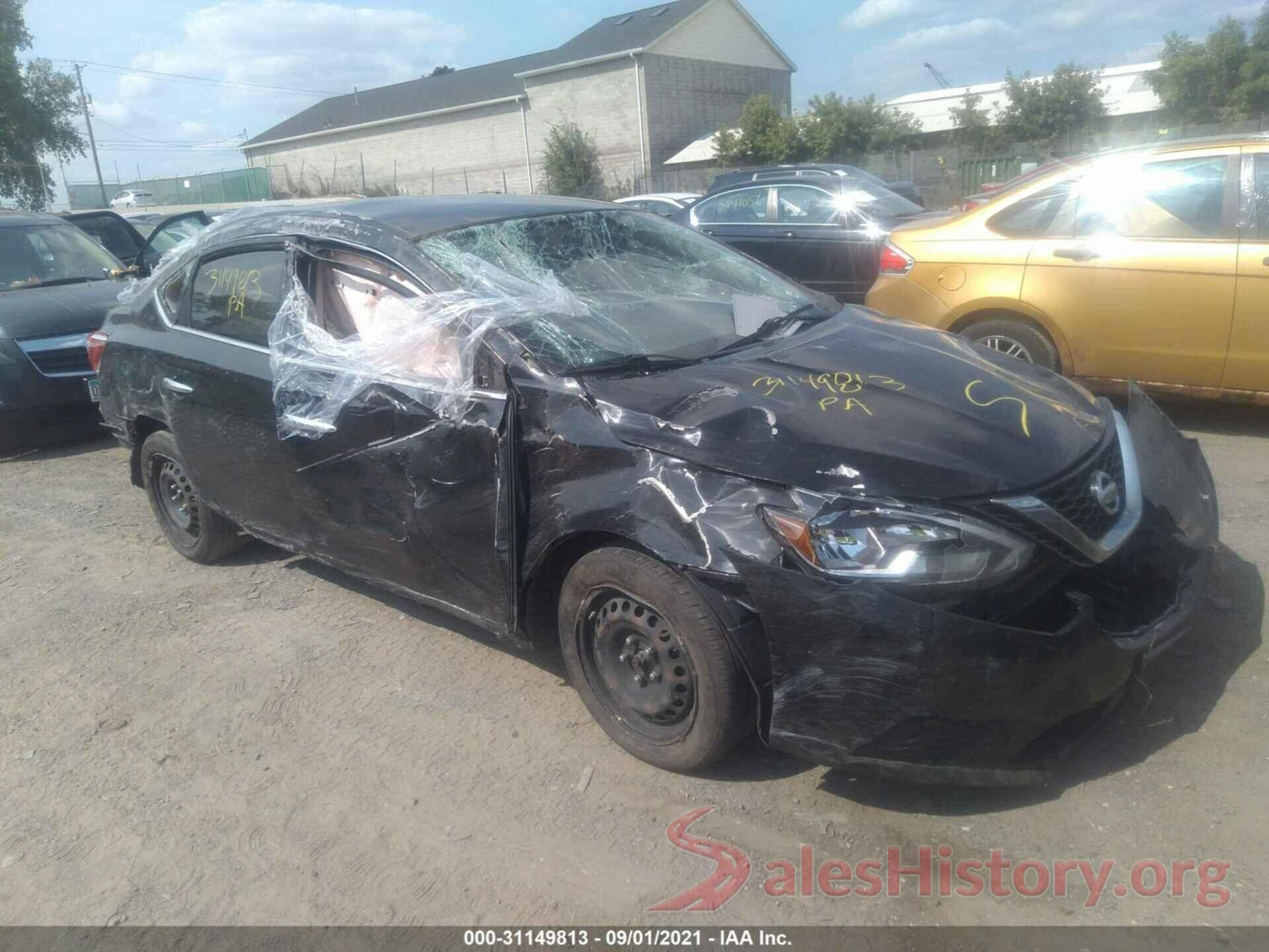 3N1AB7APXGL649601 2016 NISSAN SENTRA