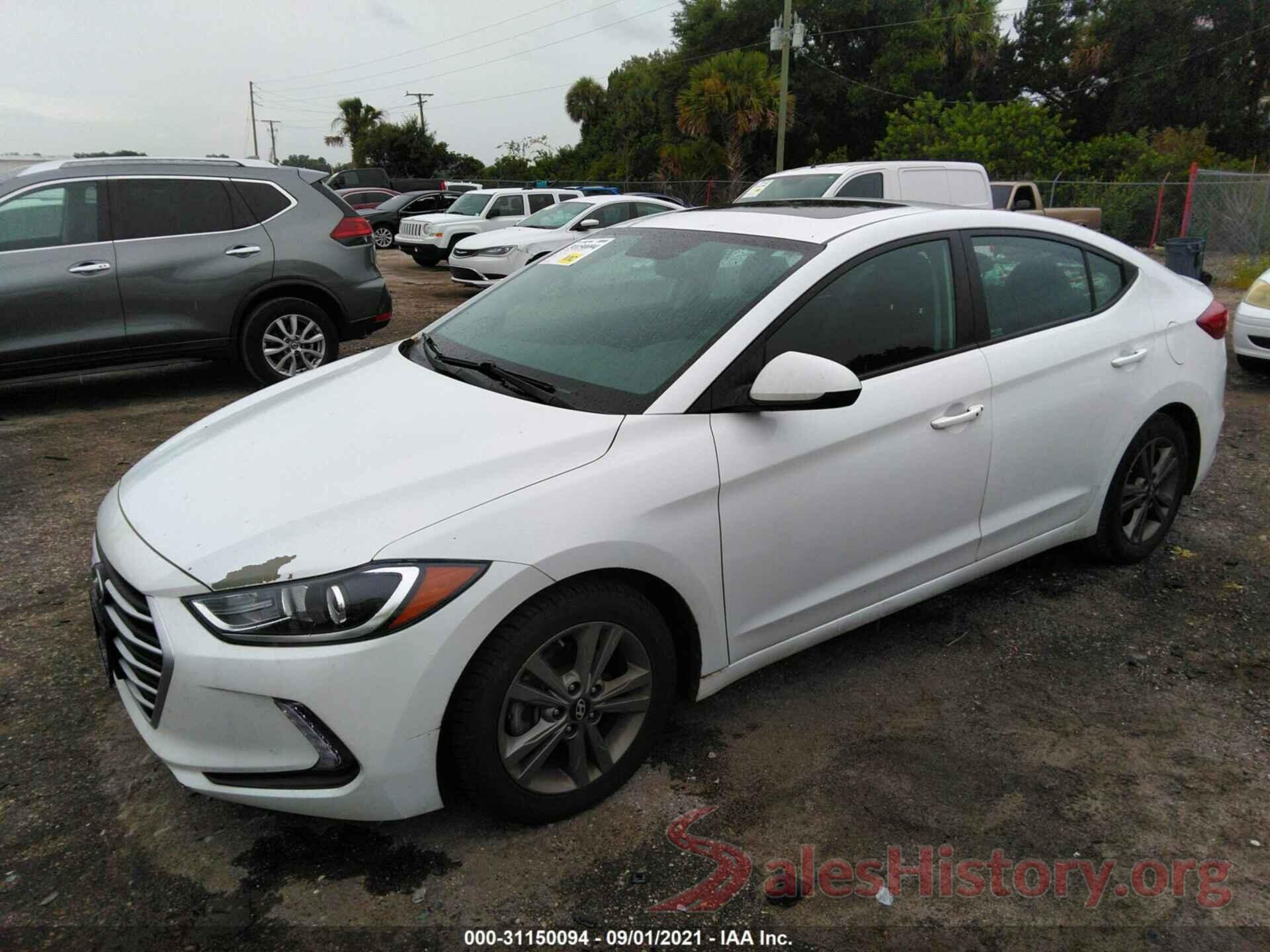 5NPD84LF5JH255734 2018 HYUNDAI ELANTRA