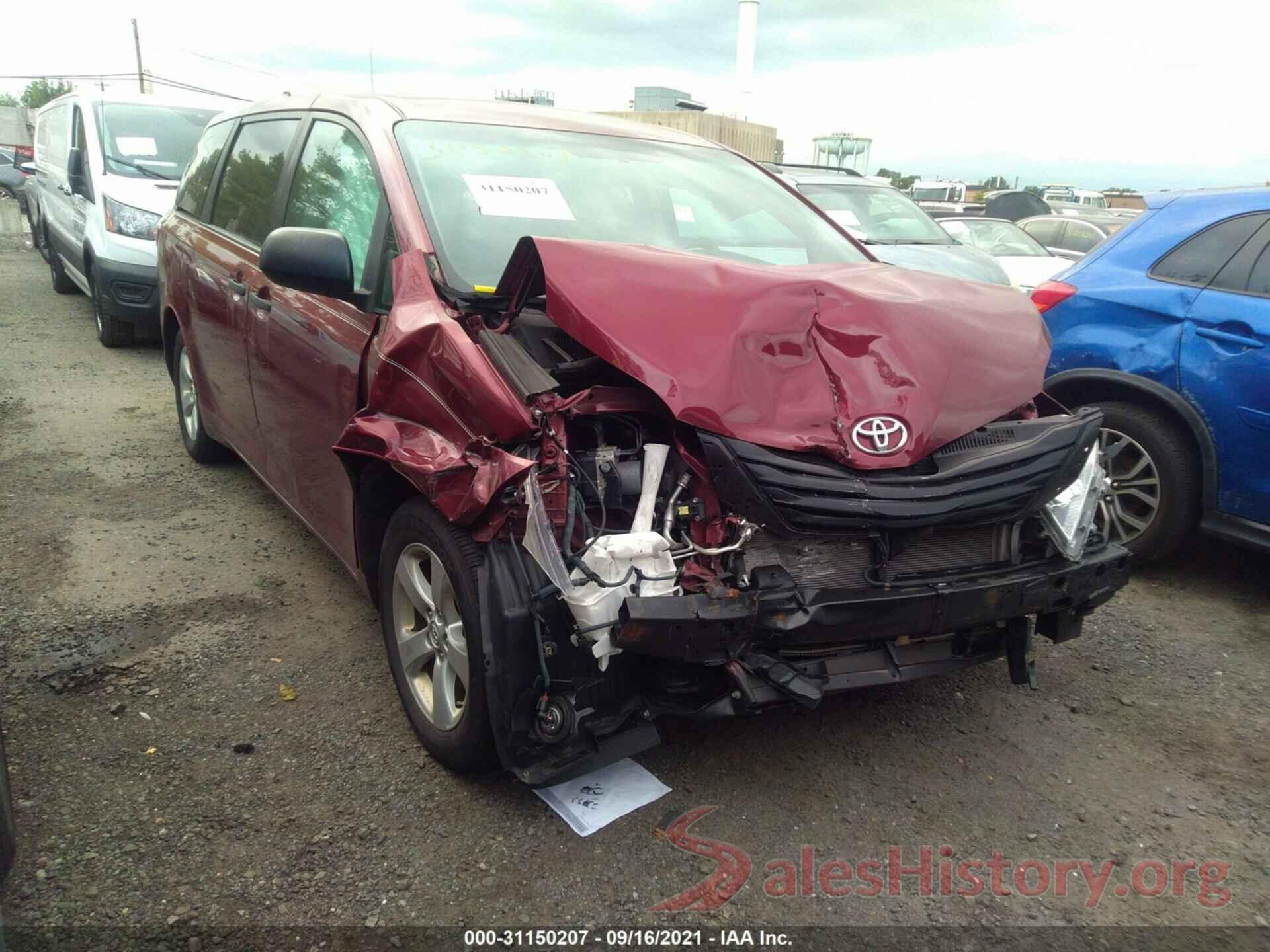 5TDZK3DC7GS759291 2016 TOYOTA SIENNA