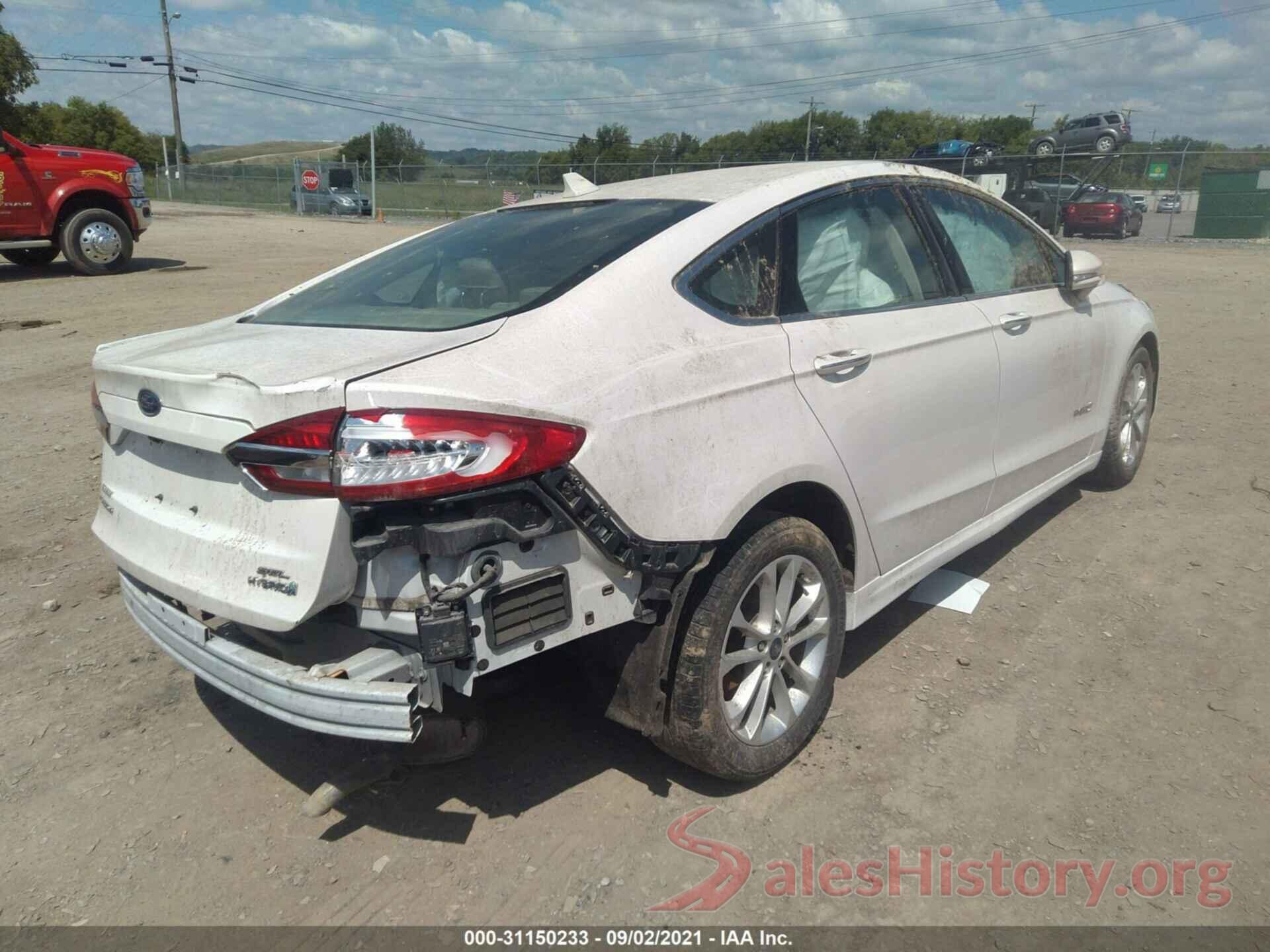 3FA6P0MU4KR136739 2019 FORD FUSION HYBRID