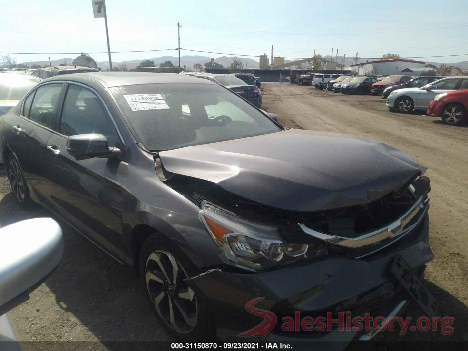 1HGCR2F82GA220063 2016 HONDA ACCORD SEDAN