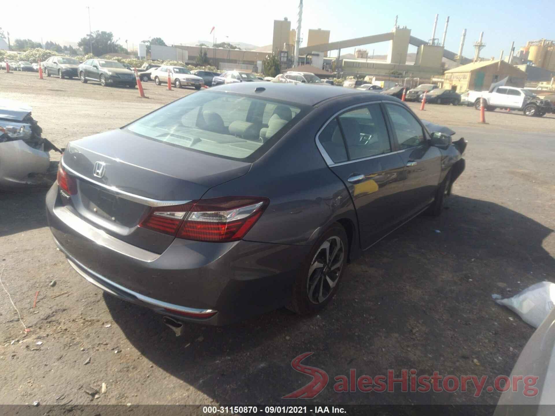 1HGCR2F82GA220063 2016 HONDA ACCORD SEDAN