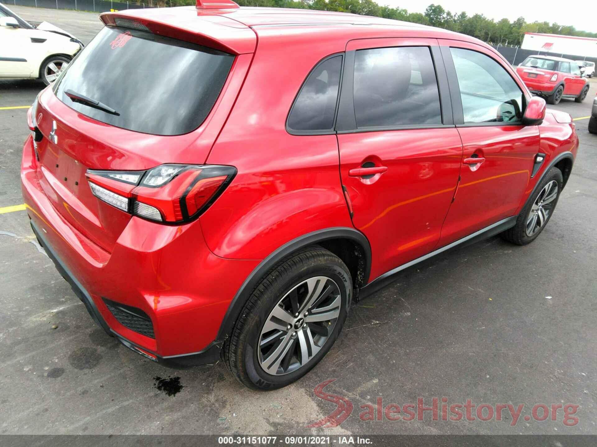 JA4AP3AU6LU029724 2020 MITSUBISHI OUTLANDER SPORT