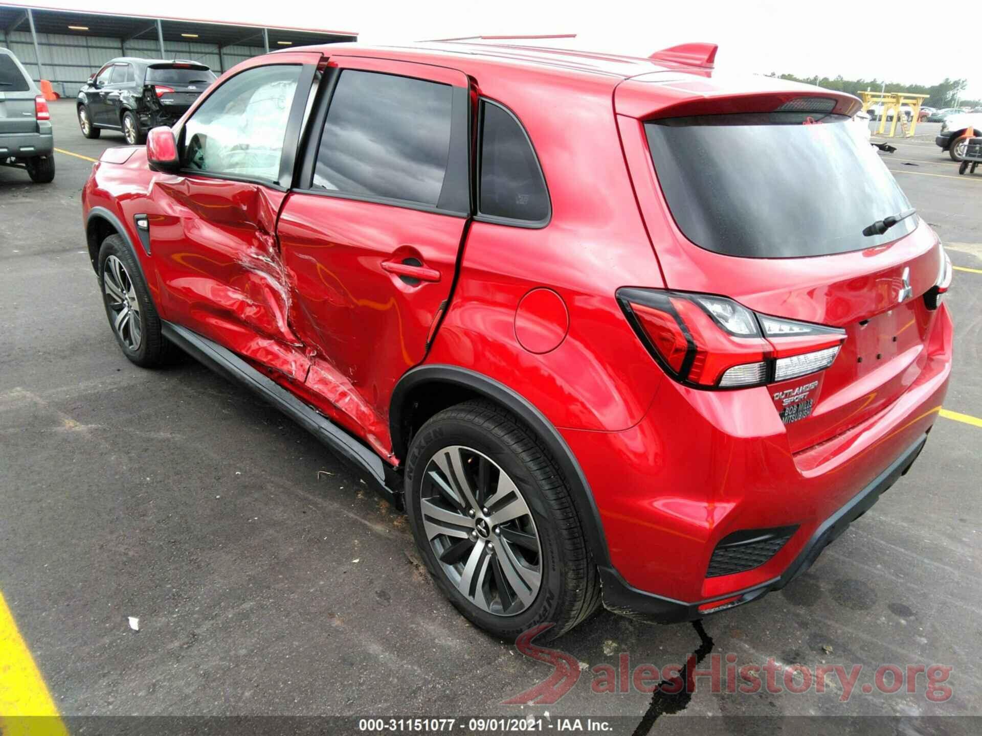 JA4AP3AU6LU029724 2020 MITSUBISHI OUTLANDER SPORT