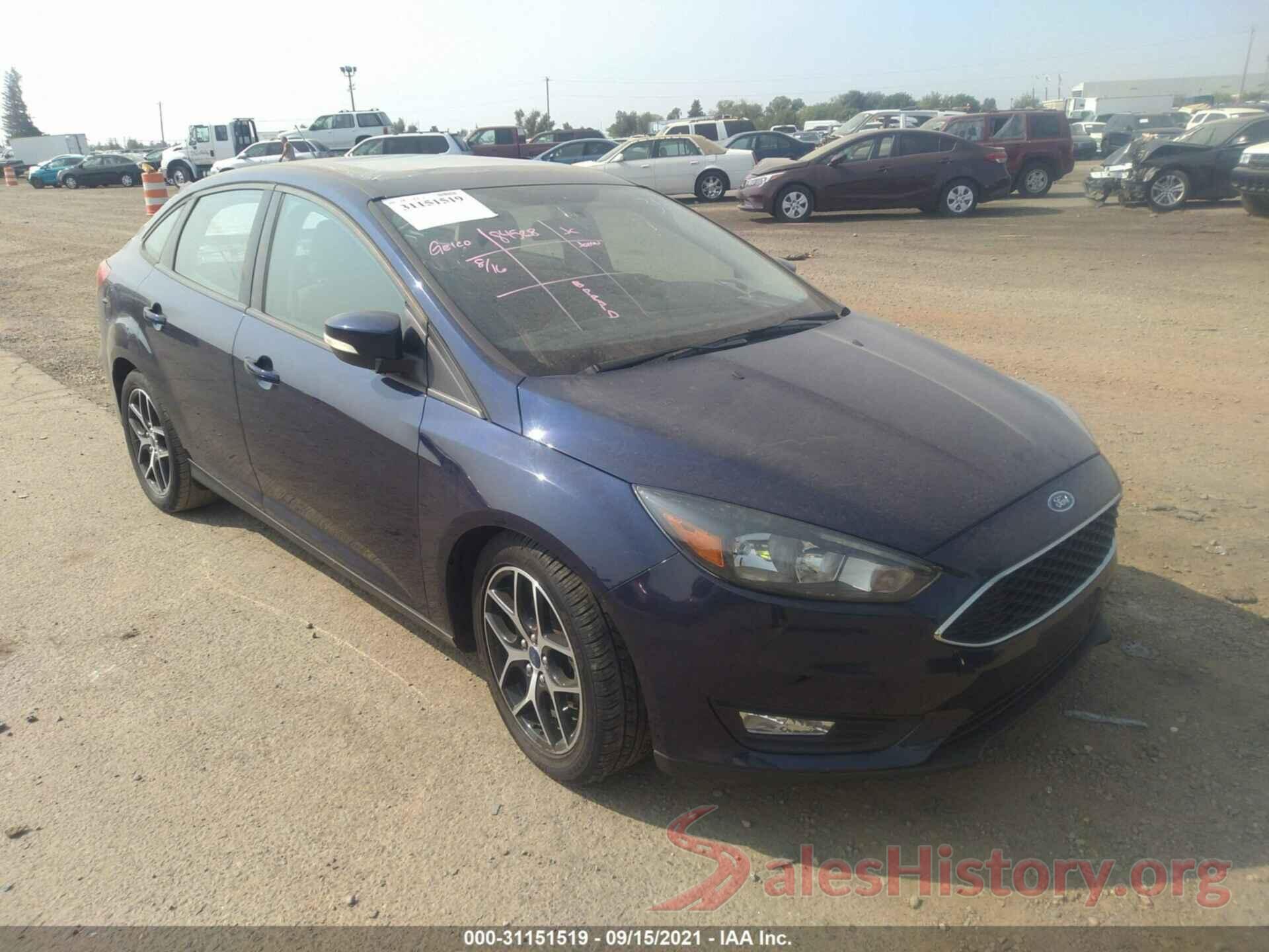 1FADP3H28HL206557 2017 FORD FOCUS