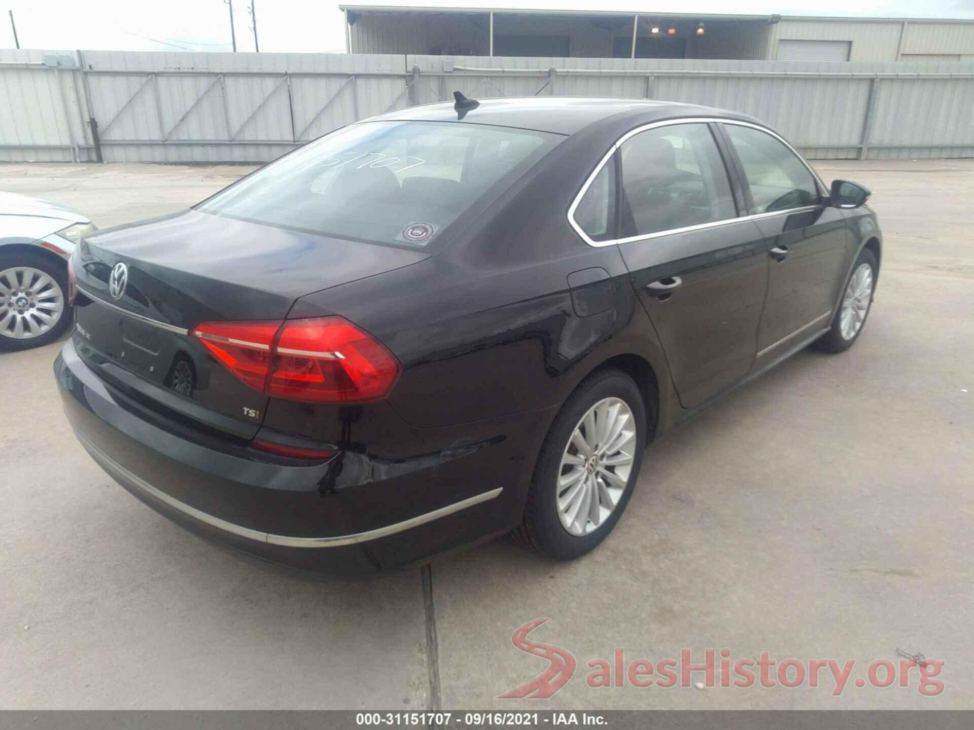 1VWBS7A31GC017108 2016 VOLKSWAGEN PASSAT