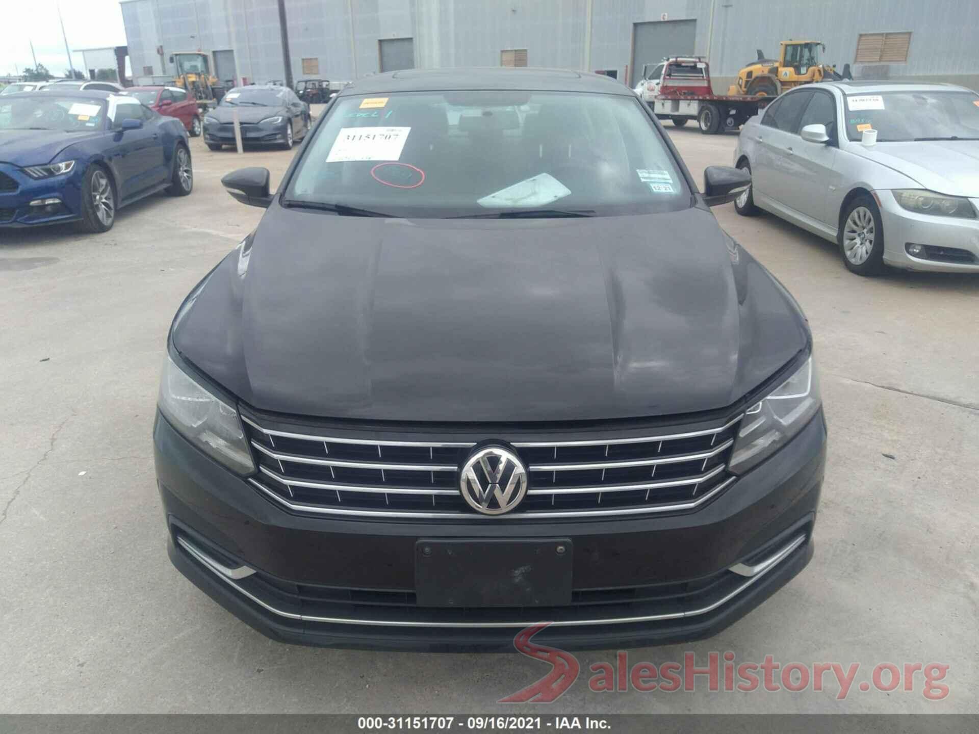 1VWBS7A31GC017108 2016 VOLKSWAGEN PASSAT