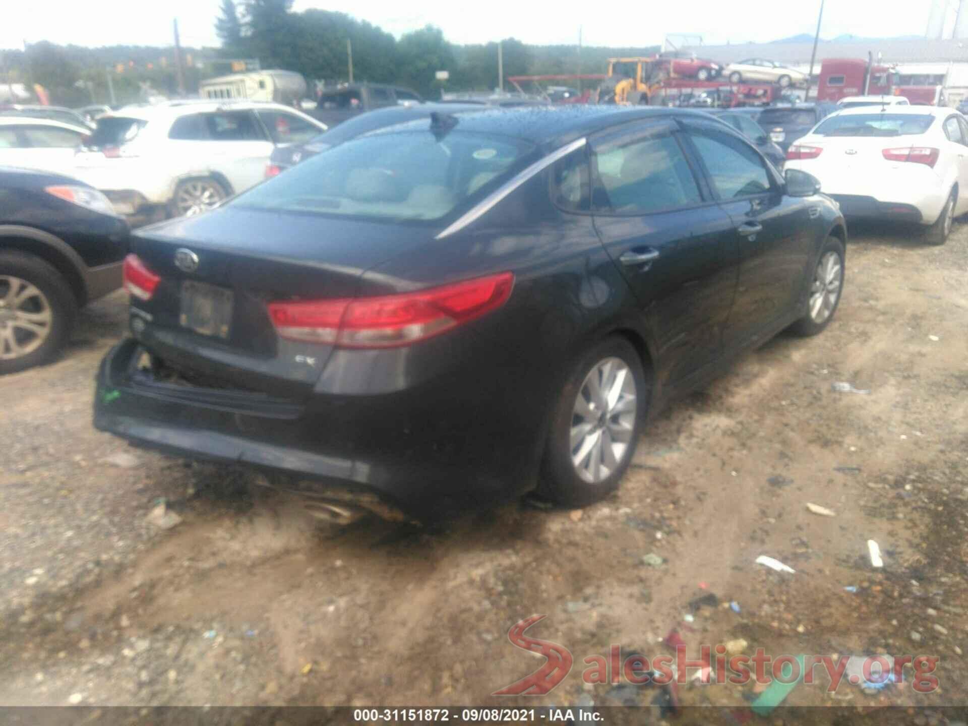 5XXGU4L39GG118539 2016 KIA OPTIMA