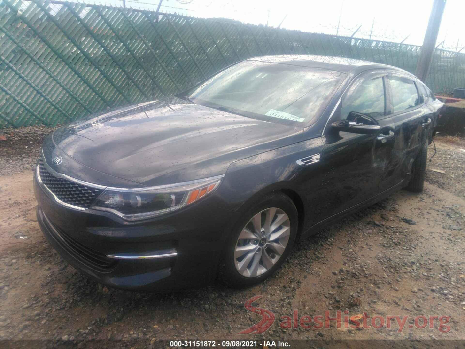 5XXGU4L39GG118539 2016 KIA OPTIMA