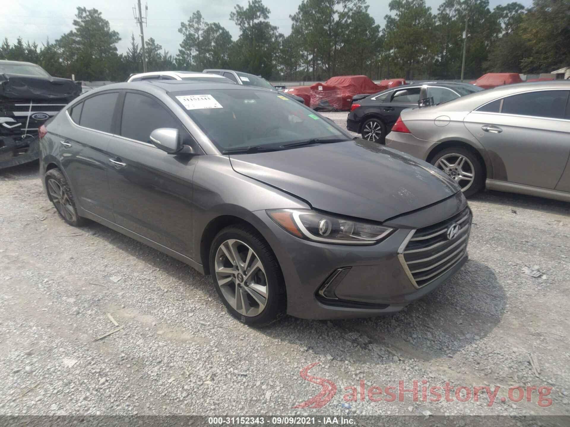 KMHD84LFXHU116243 2017 HYUNDAI ELANTRA