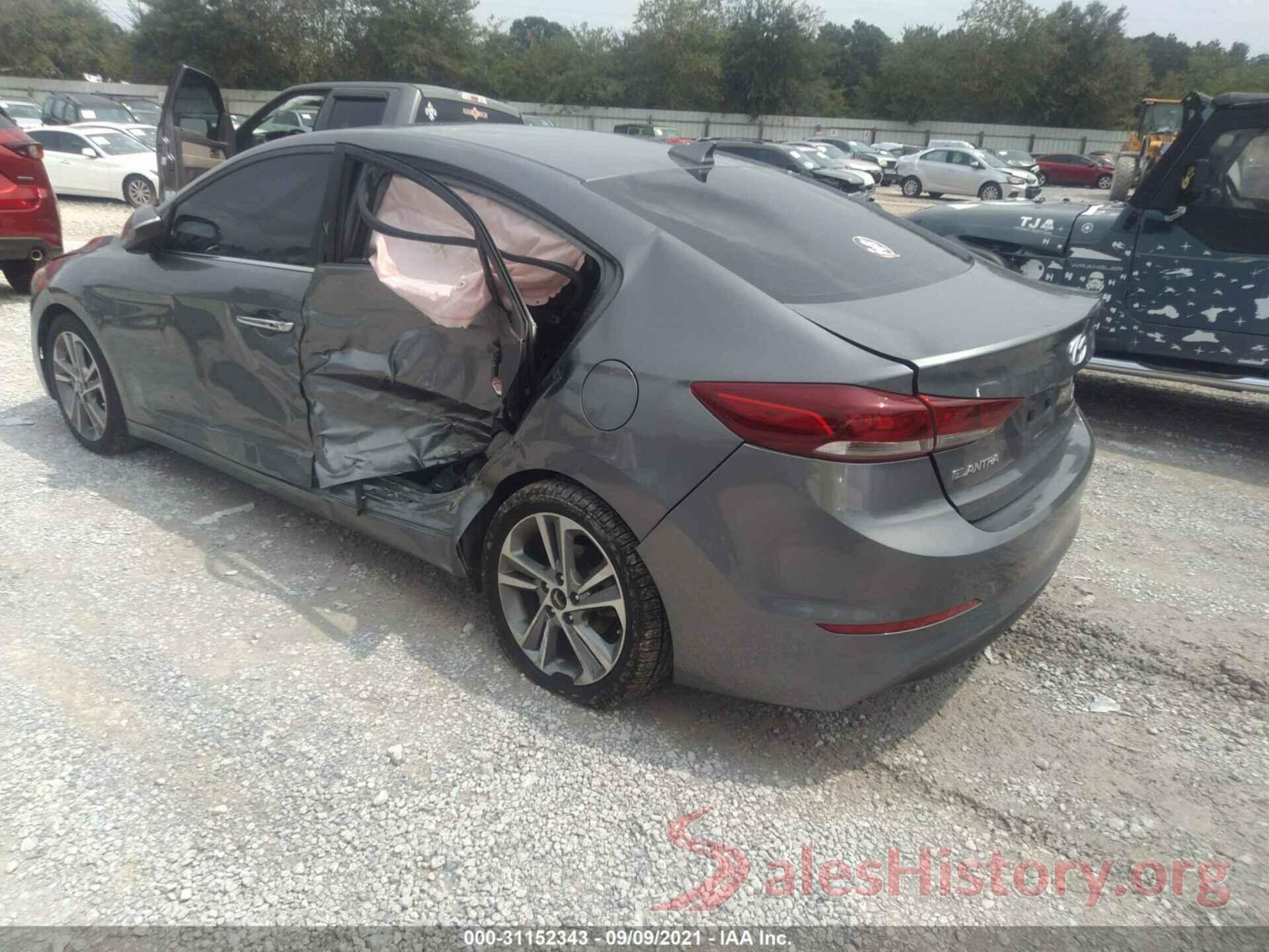 KMHD84LFXHU116243 2017 HYUNDAI ELANTRA