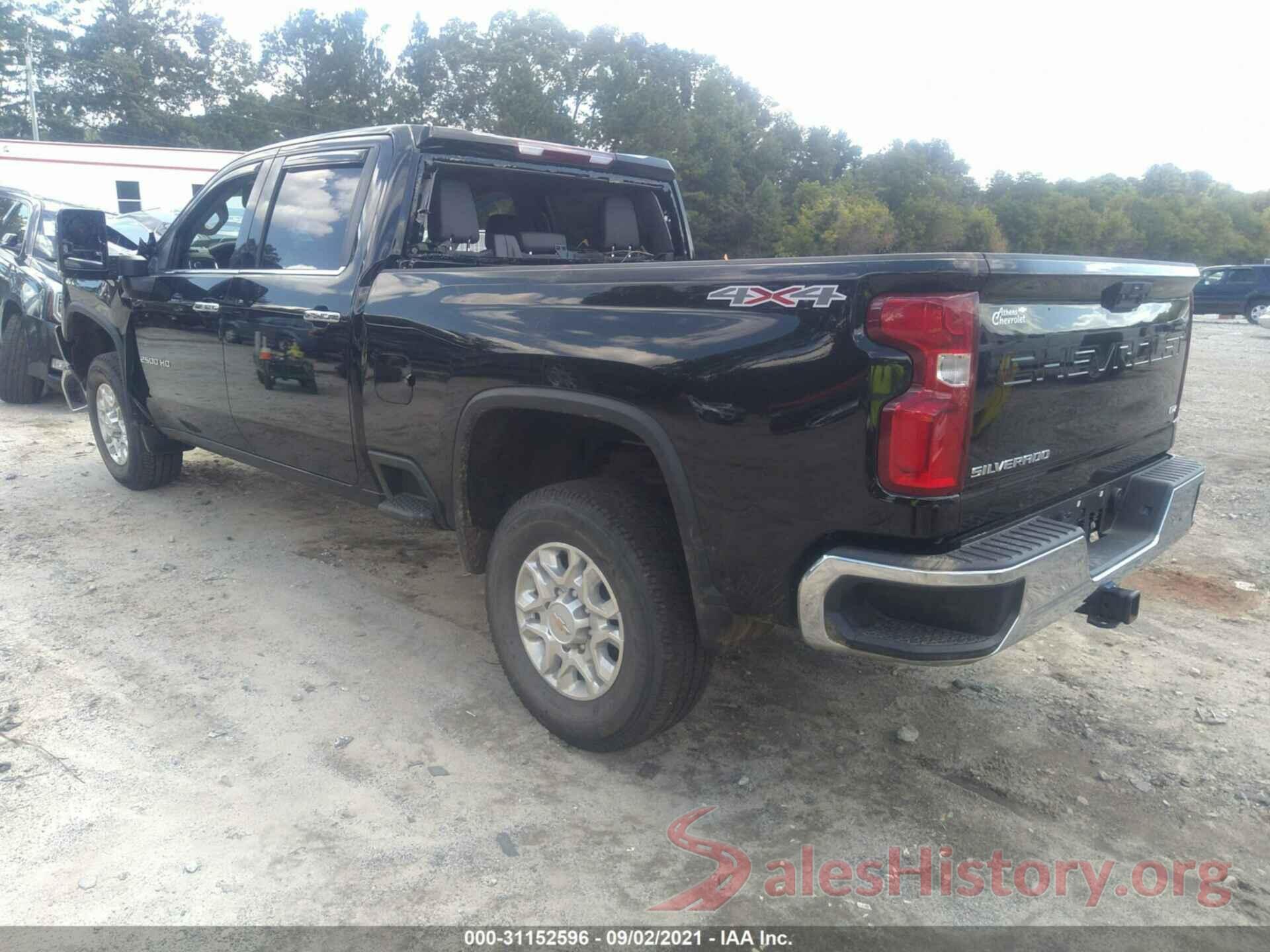 1GC4YPEY3MF313645 2021 CHEVROLET SILVERADO 2500HD