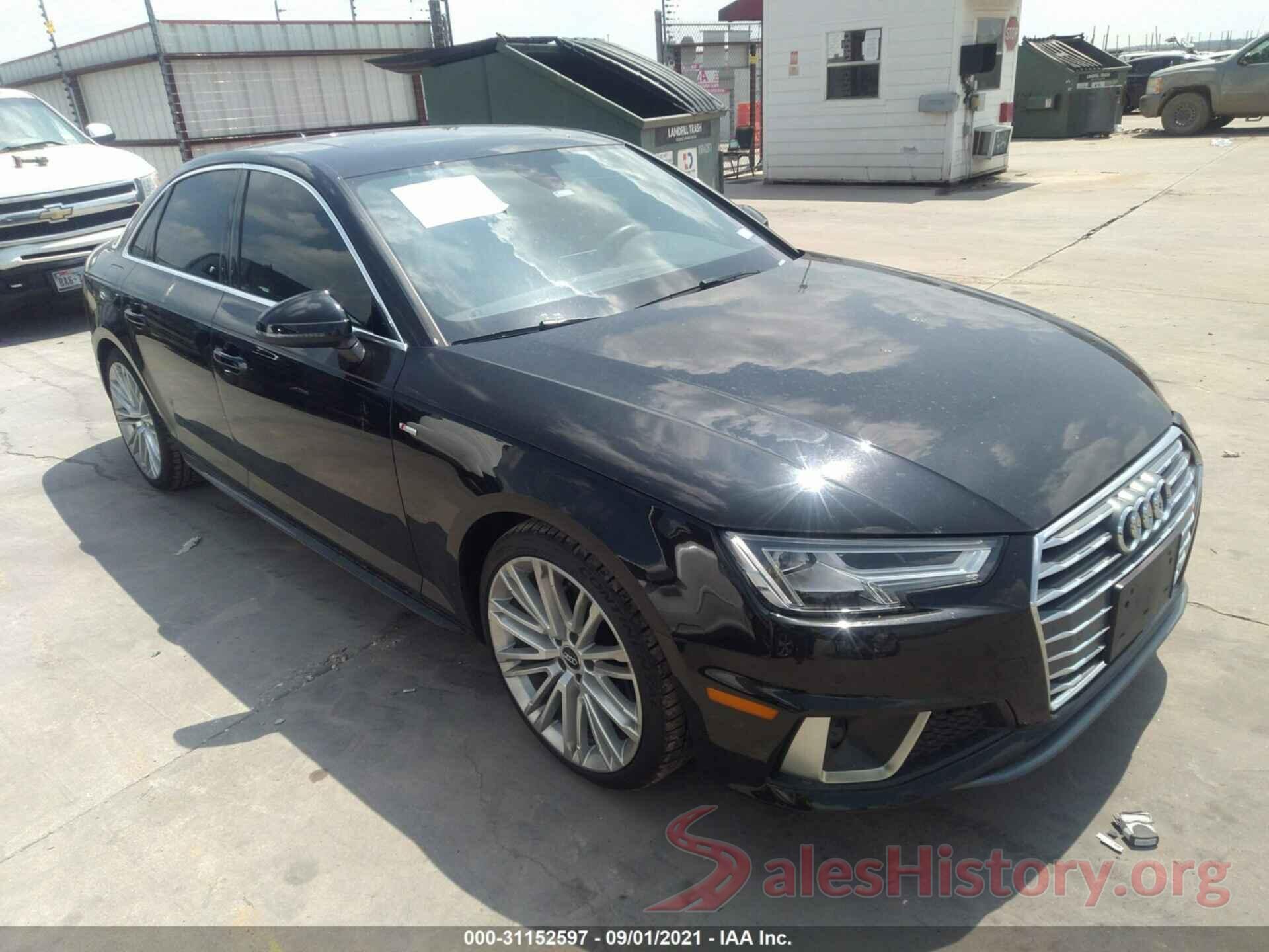 WAUENAF47KA009876 2019 AUDI A4