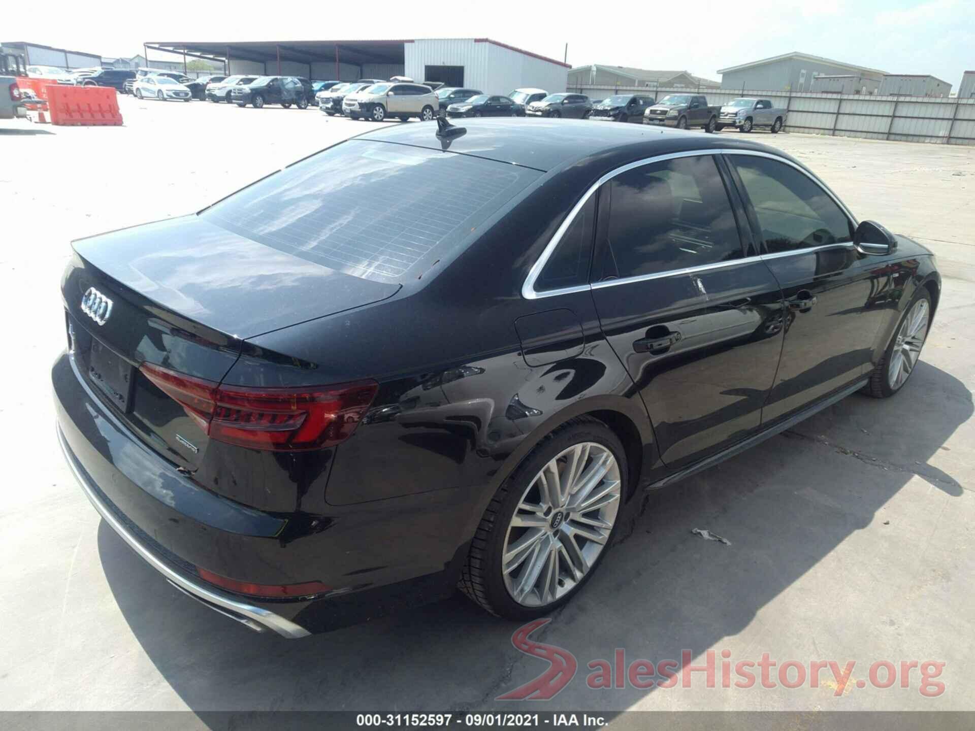 WAUENAF47KA009876 2019 AUDI A4