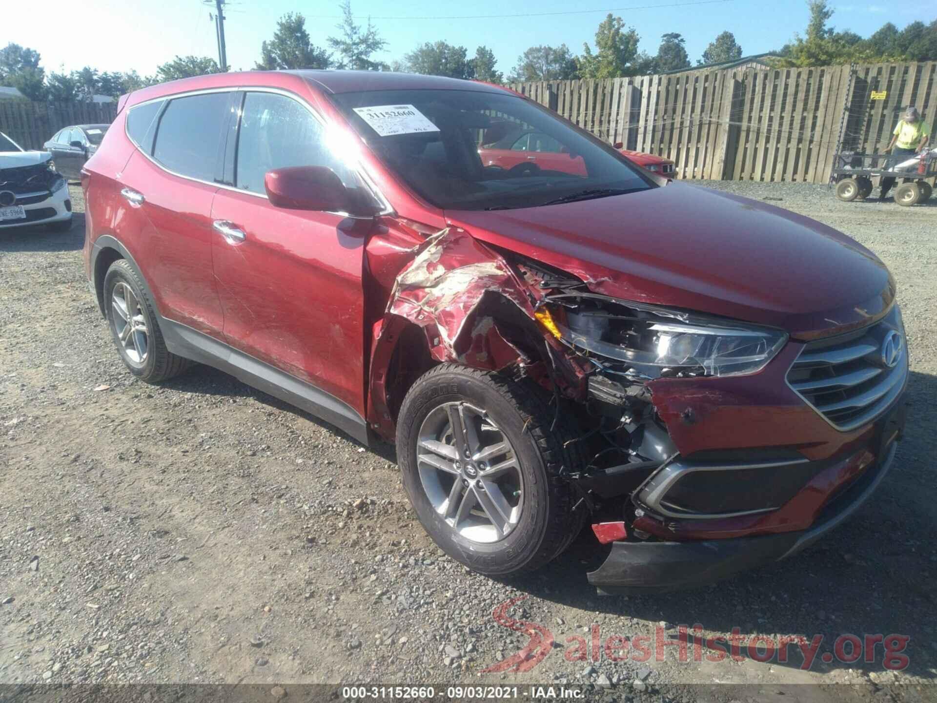 5XYZT3LB1JG539574 2018 HYUNDAI SANTA FE SPORT