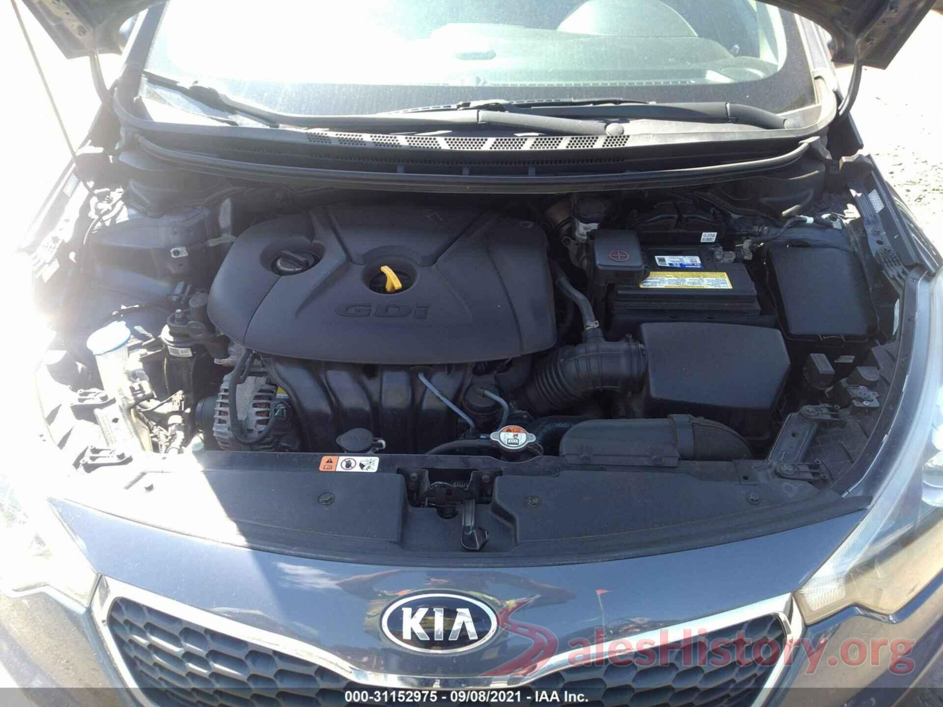 KNAFX4A84G5490485 2016 KIA FORTE