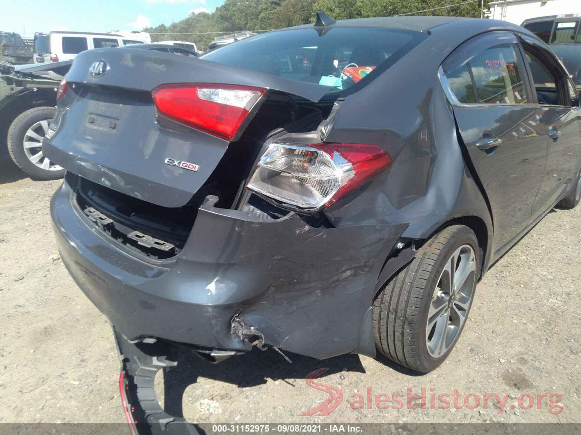 KNAFX4A84G5490485 2016 KIA FORTE