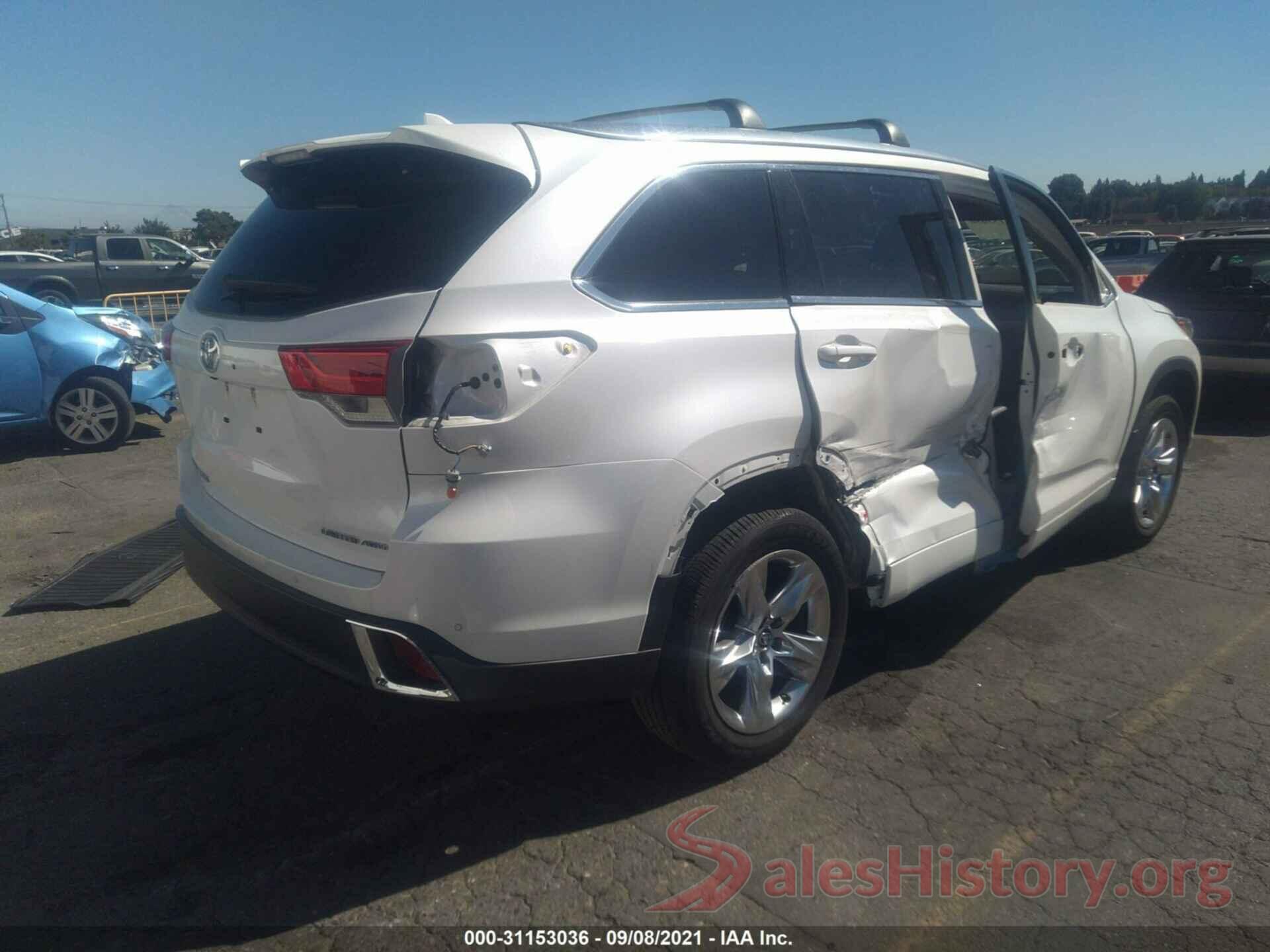 5TDDZRFH3KS980865 2019 TOYOTA HIGHLANDER