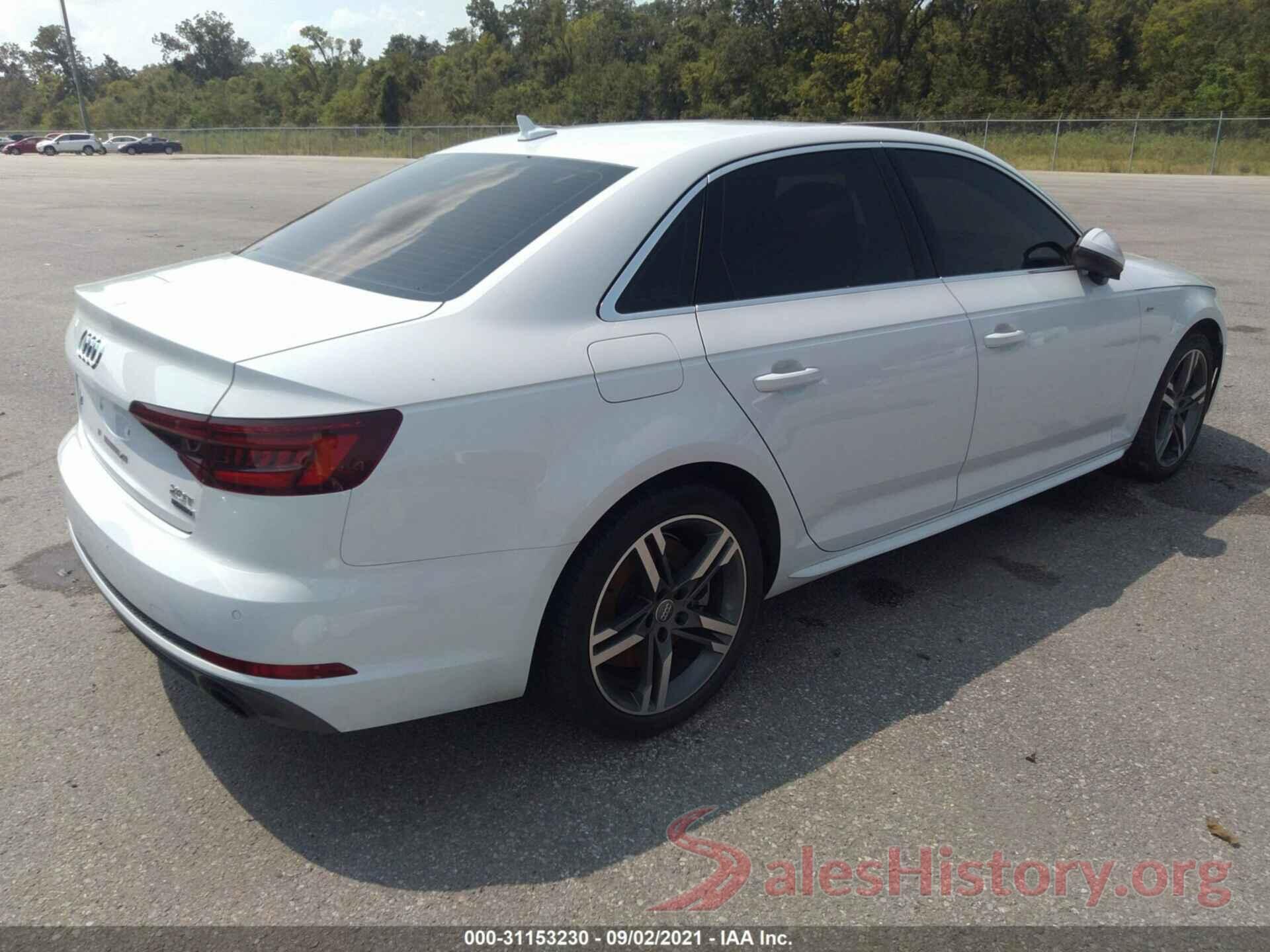 WAUENAF49JA136983 2018 AUDI A4