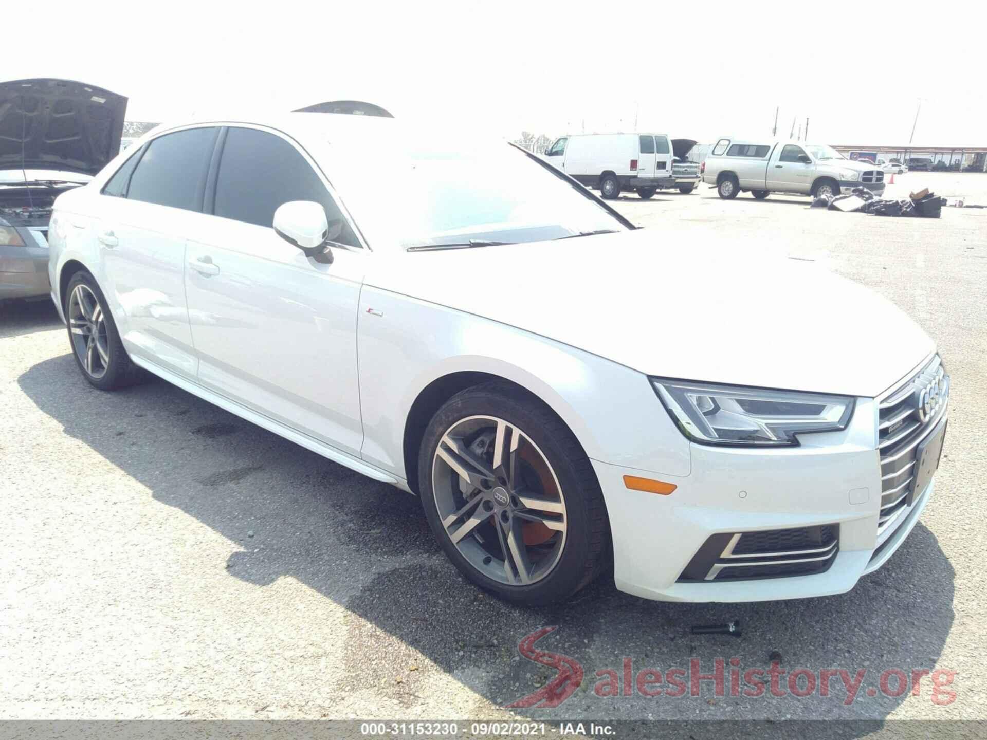 WAUENAF49JA136983 2018 AUDI A4