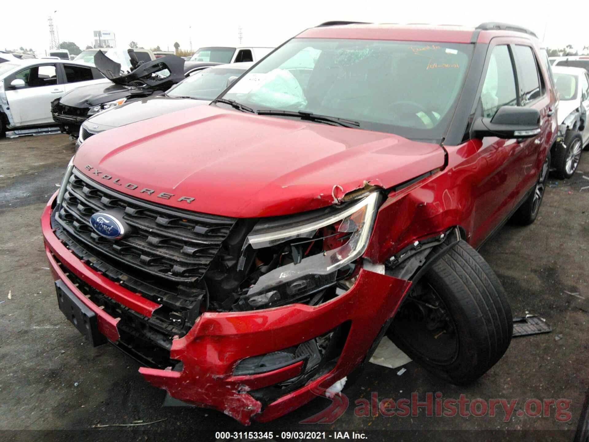 1FM5K8GT1HGC21717 2017 FORD EXPLORER