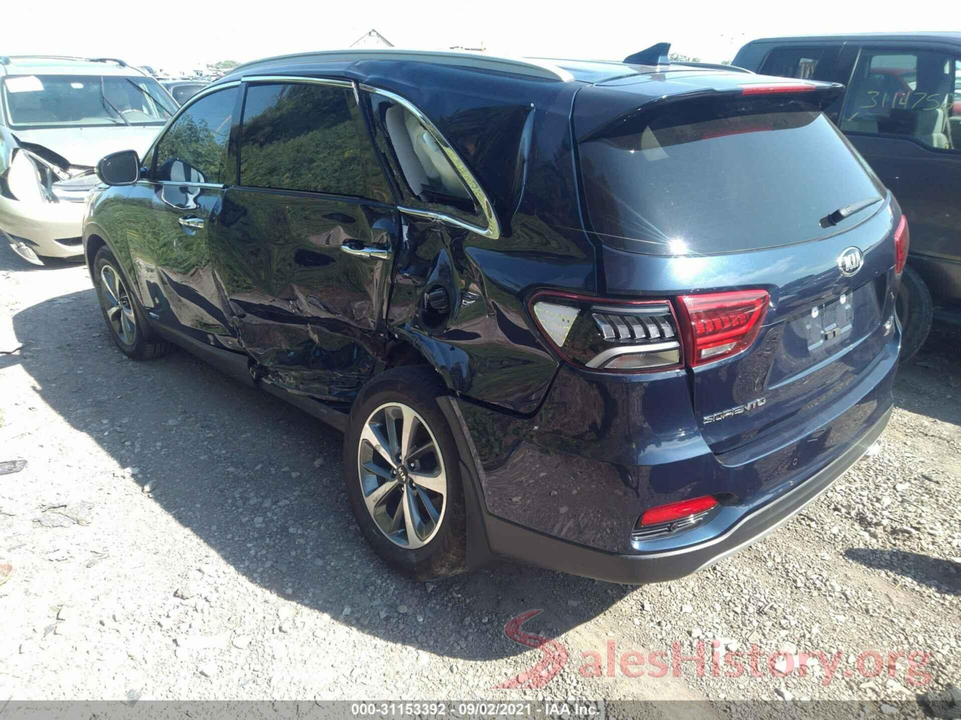 5XYPHDA51KG455753 2019 KIA SORENTO