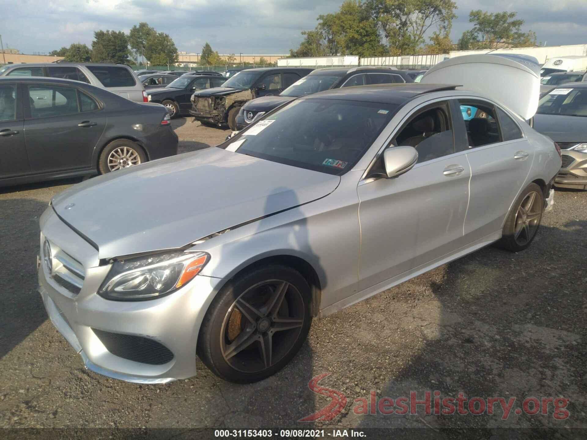 55SWF4KB7GU107944 2016 MERCEDES-BENZ C-CLASS