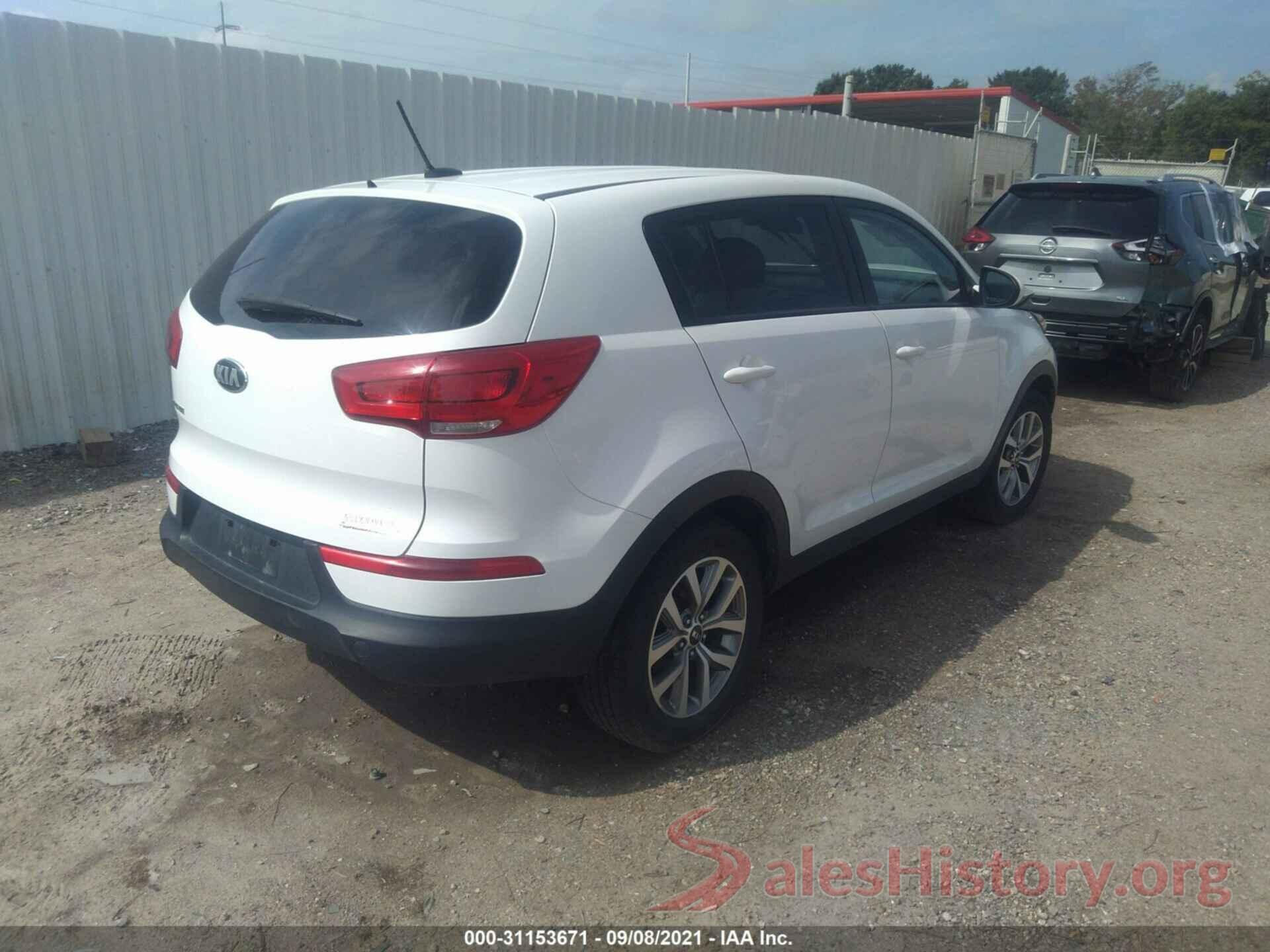 KNDPB3AC3G7873889 2016 KIA SPORTAGE