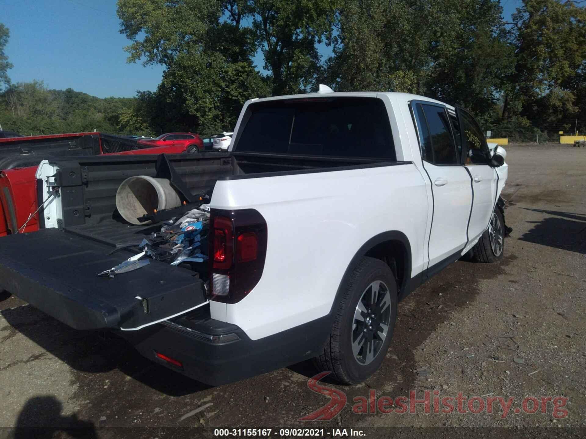 5FPYK3F54LB013493 2020 HONDA RIDGELINE