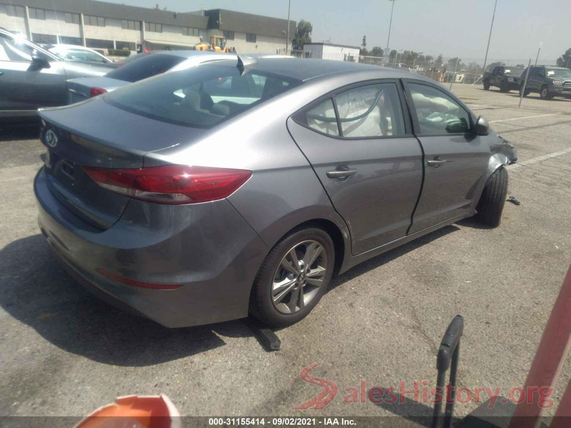 5NPD84LF1JH296121 2018 HYUNDAI ELANTRA