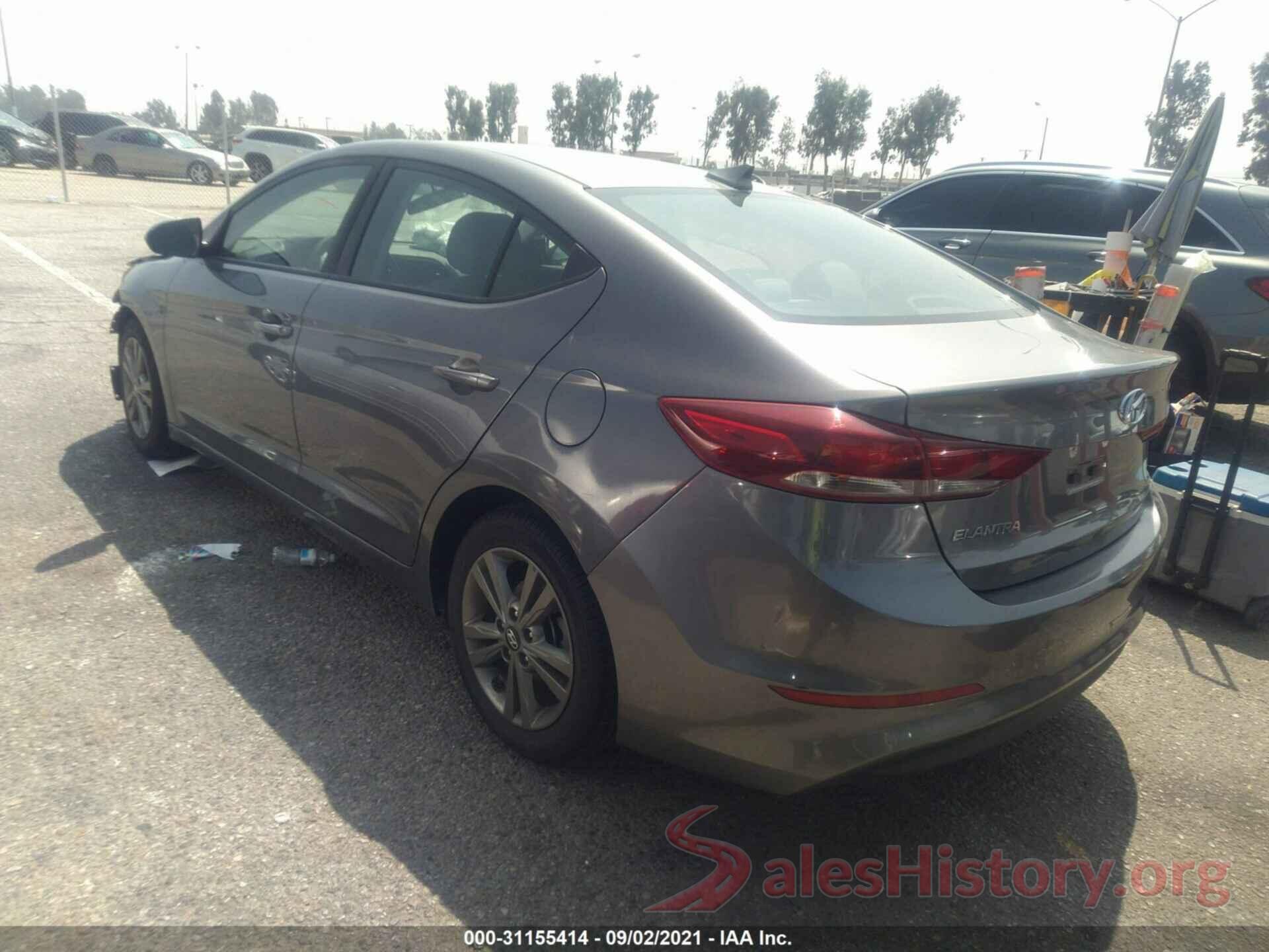 5NPD84LF1JH296121 2018 HYUNDAI ELANTRA