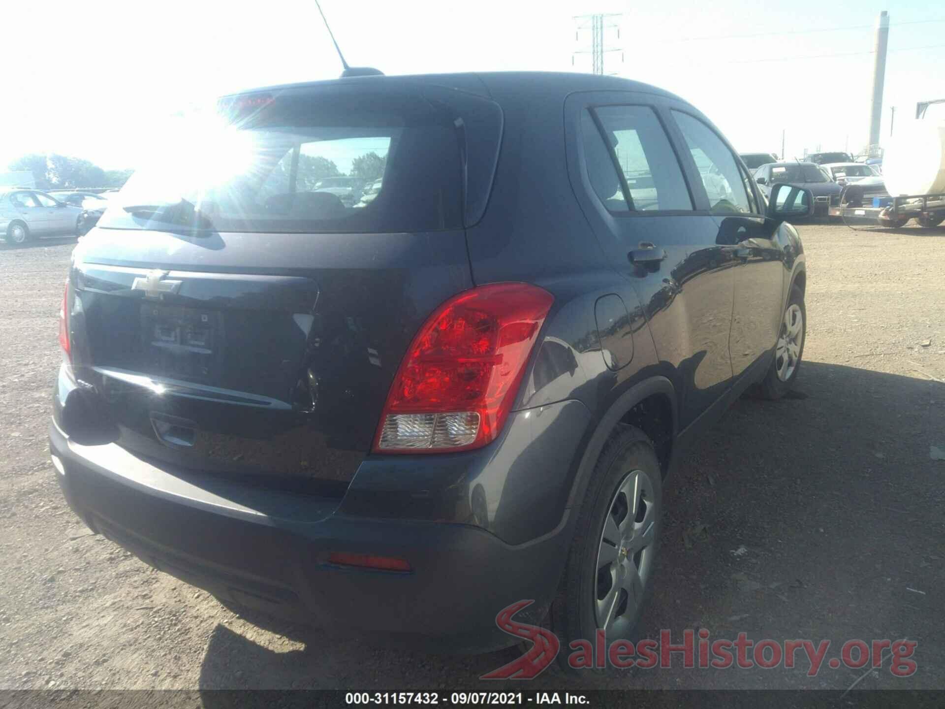 3GNCJKSB6GL184823 2016 CHEVROLET TRAX