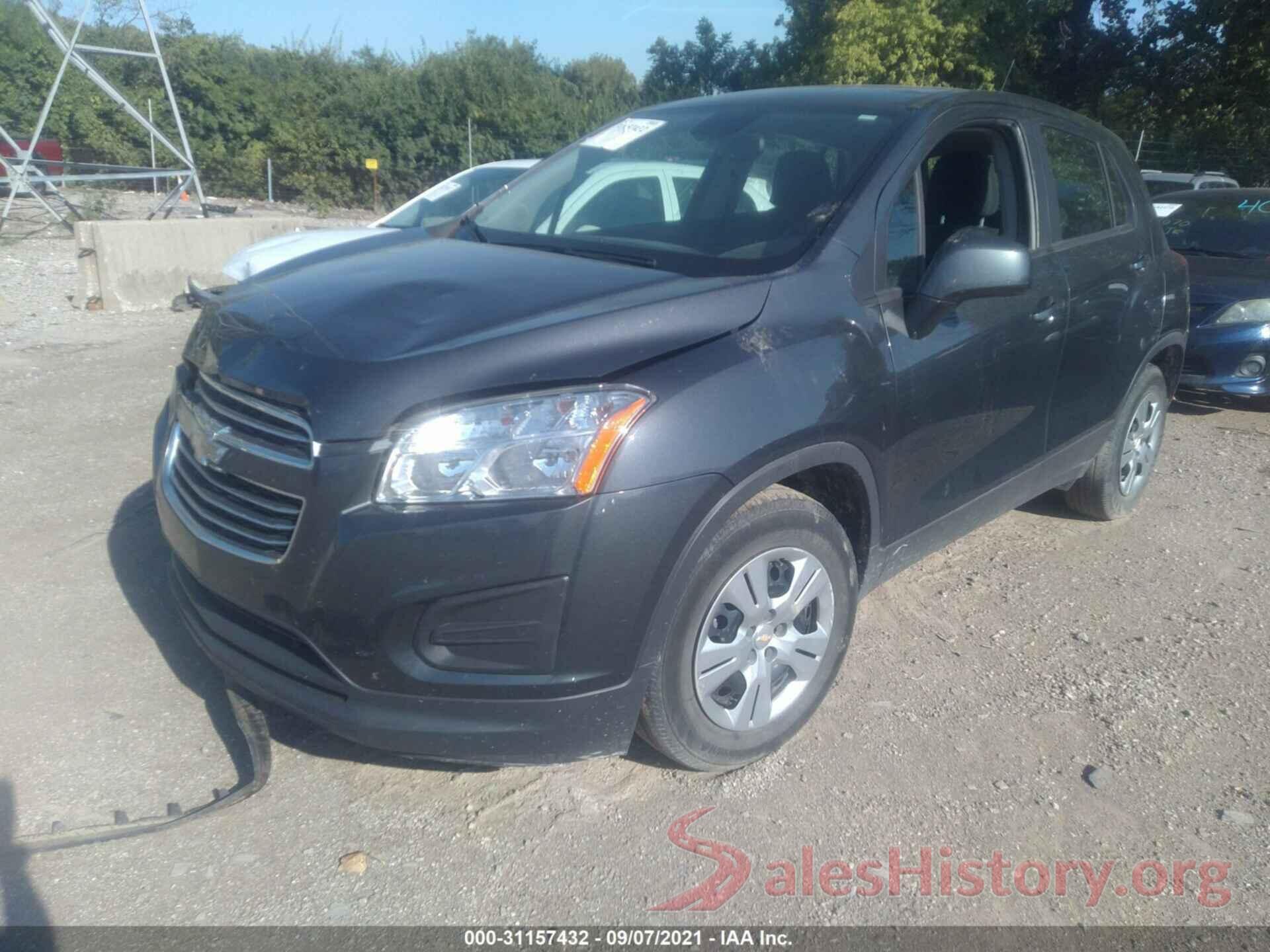 3GNCJKSB6GL184823 2016 CHEVROLET TRAX