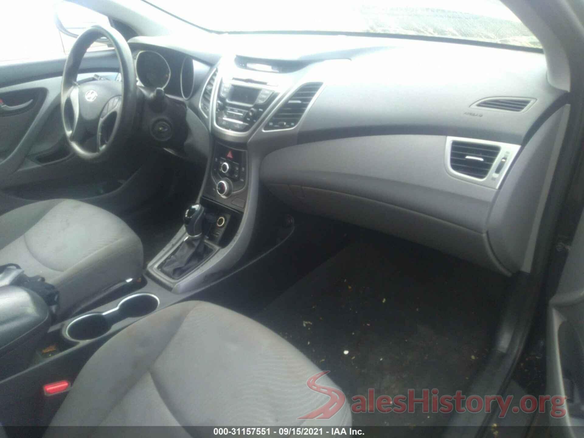 KMHDH4AE0GU544220 2016 HYUNDAI ELANTRA