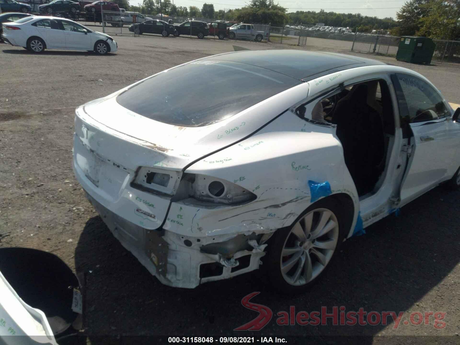 5YJSA1H24FFP74148 2015 TESLA MODEL S