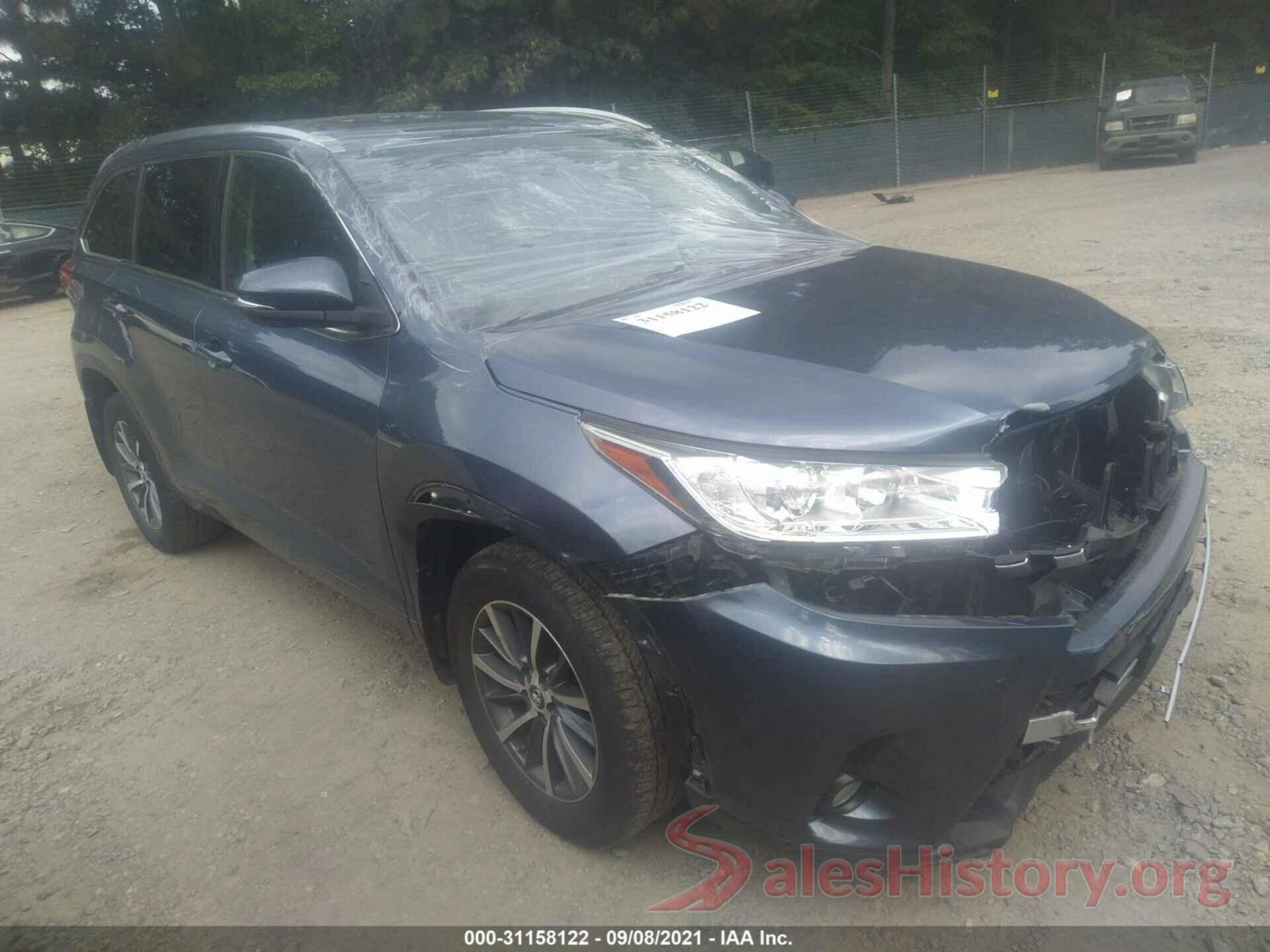 5TDJZRFH0HS436870 2017 TOYOTA HIGHLANDER