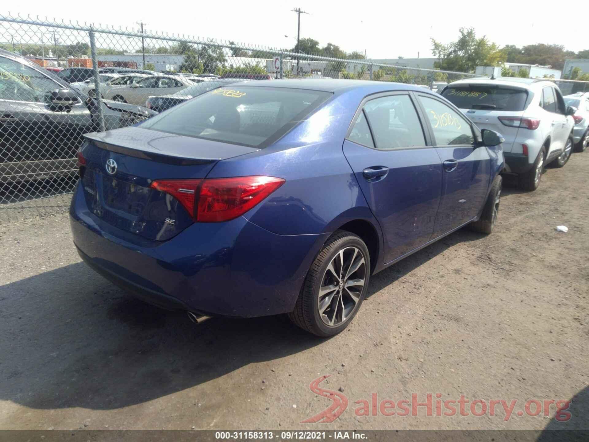 2T1BURHE1KC135949 2019 TOYOTA COROLLA