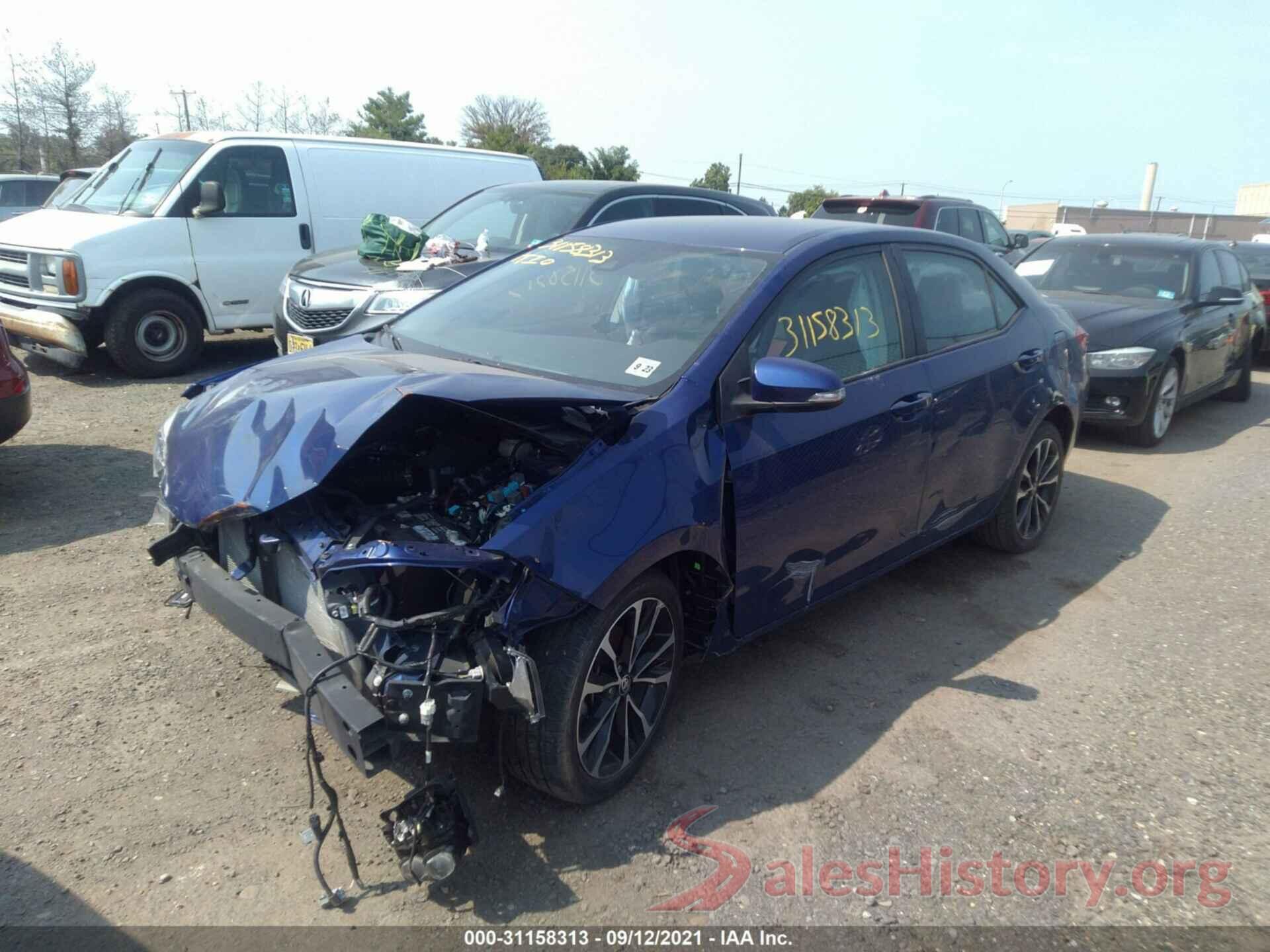 2T1BURHE1KC135949 2019 TOYOTA COROLLA