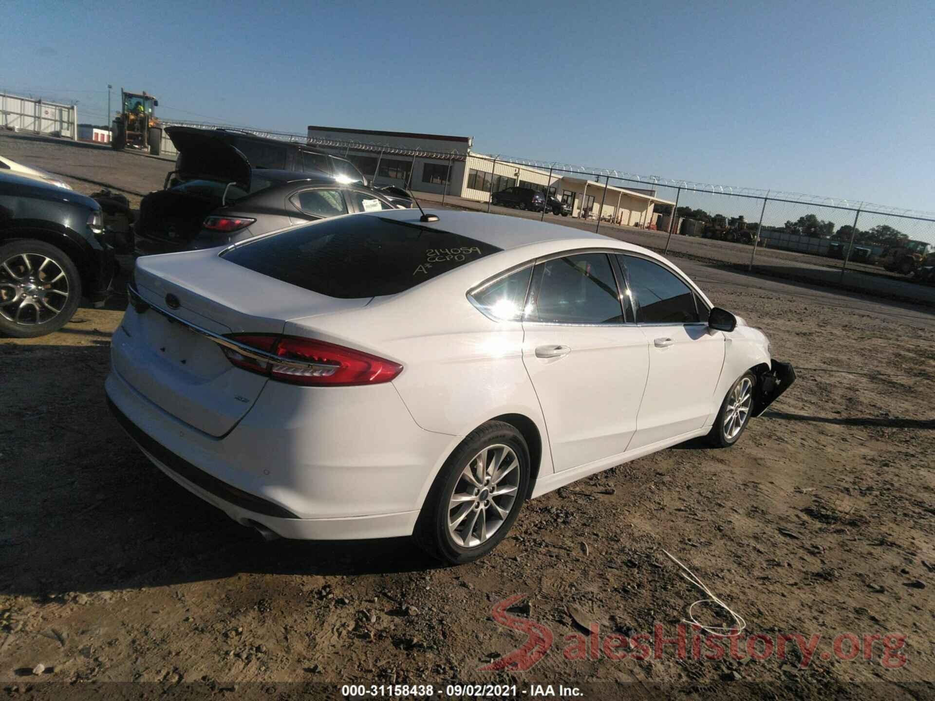 3FA6P0H71HR375050 2017 FORD FUSION