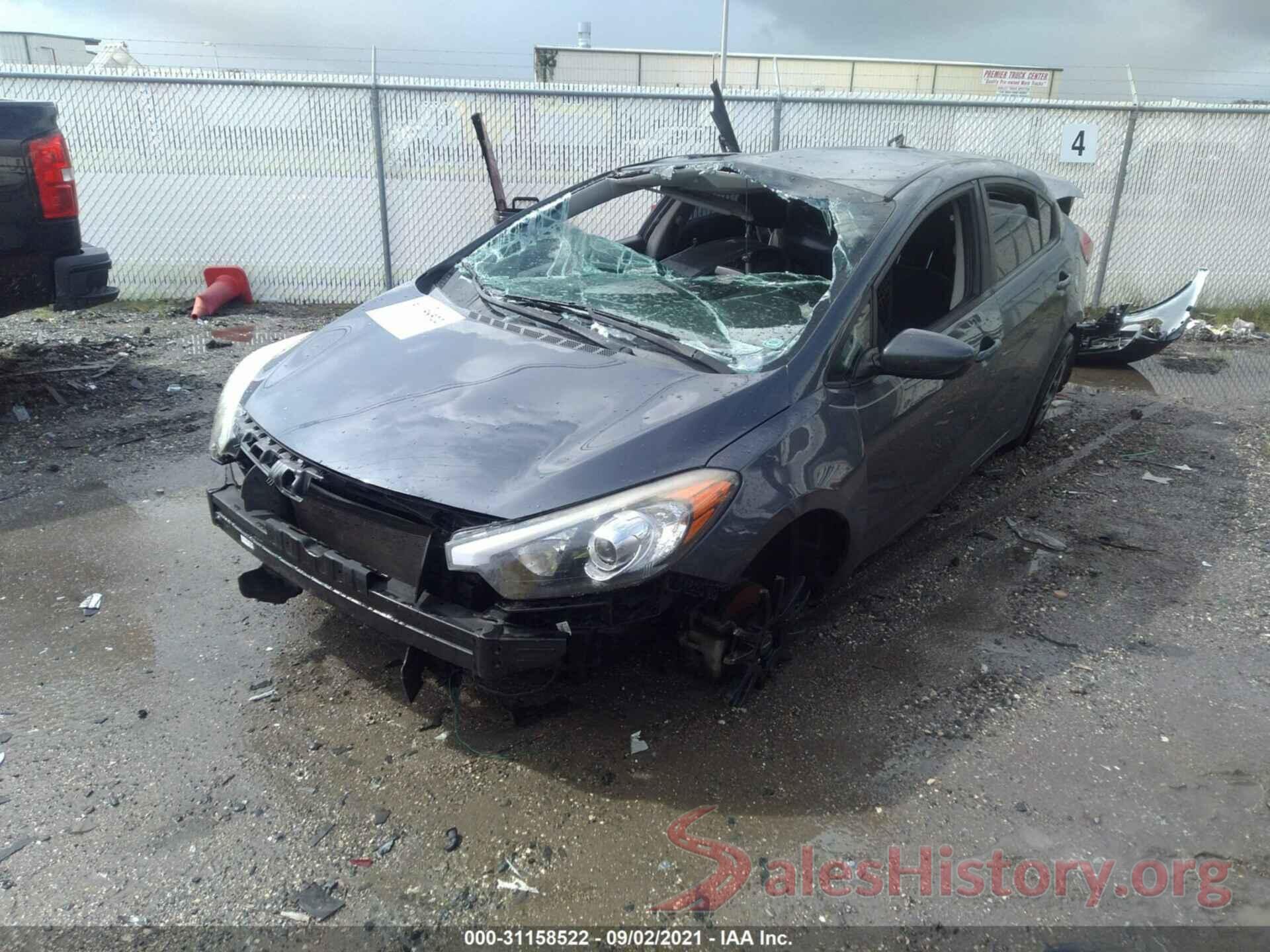 KNAFK4A64G5586193 2016 KIA FORTE