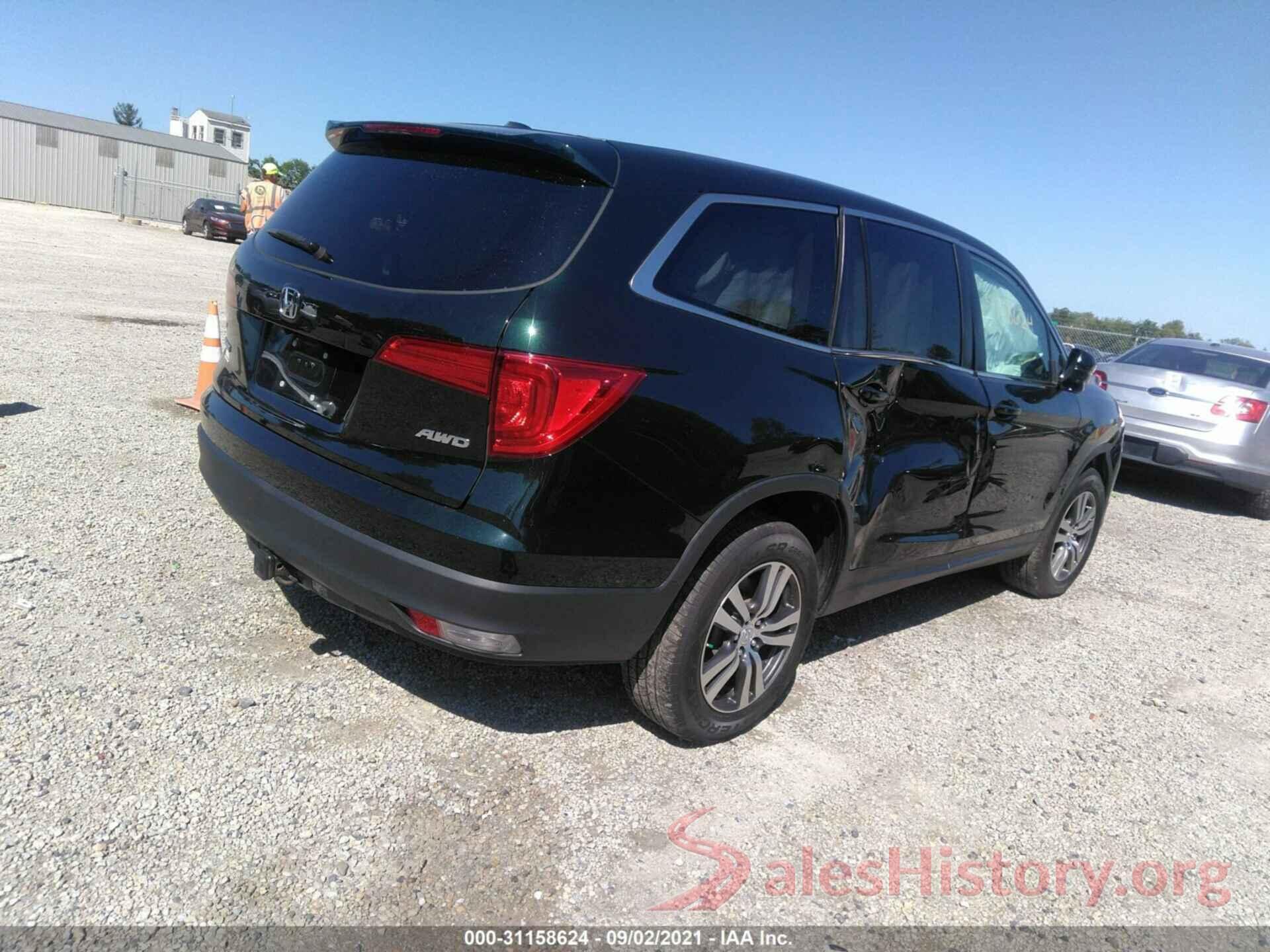 5FNYF6H54JB040377 2018 HONDA PILOT