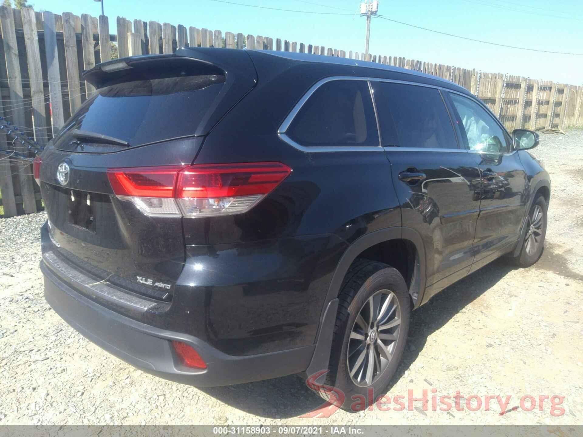 5TDJZRFH6JS556257 2018 TOYOTA HIGHLANDER