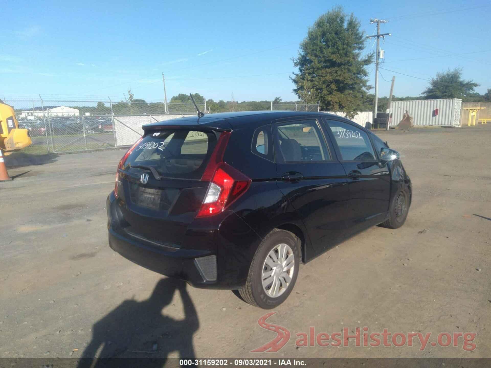 JHMGK5H5XGX027969 2016 HONDA FIT