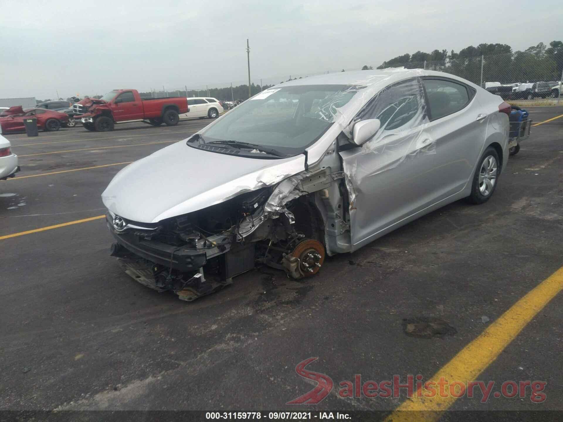 5NPDH4AE6GH784287 2016 HYUNDAI ELANTRA